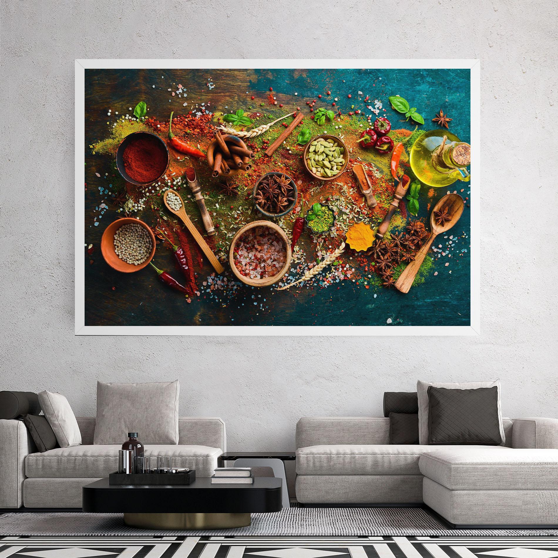 Tablou Canvas Seasonings Mix mockup 2