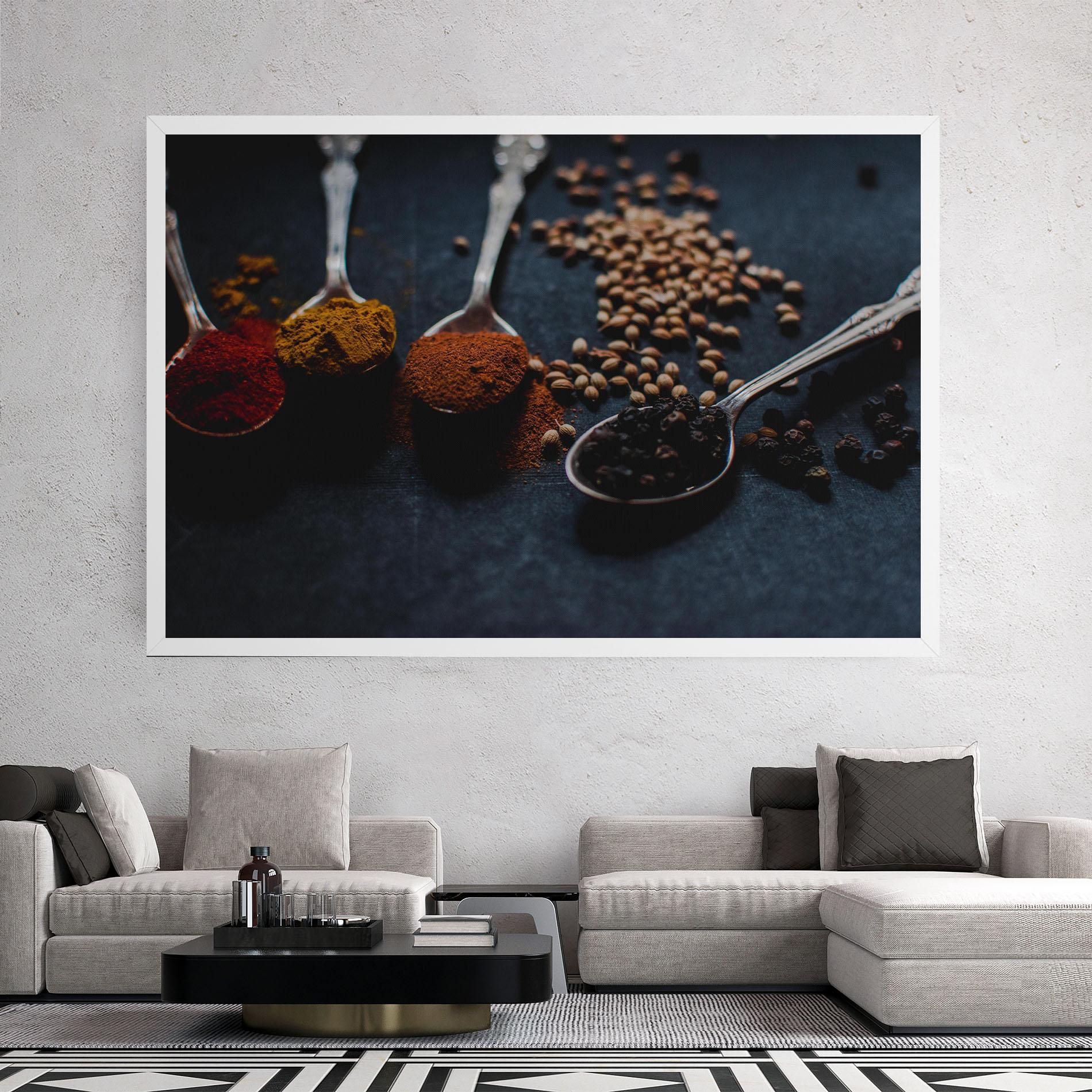 Tablou Canvas Spices Spoon mockup 2