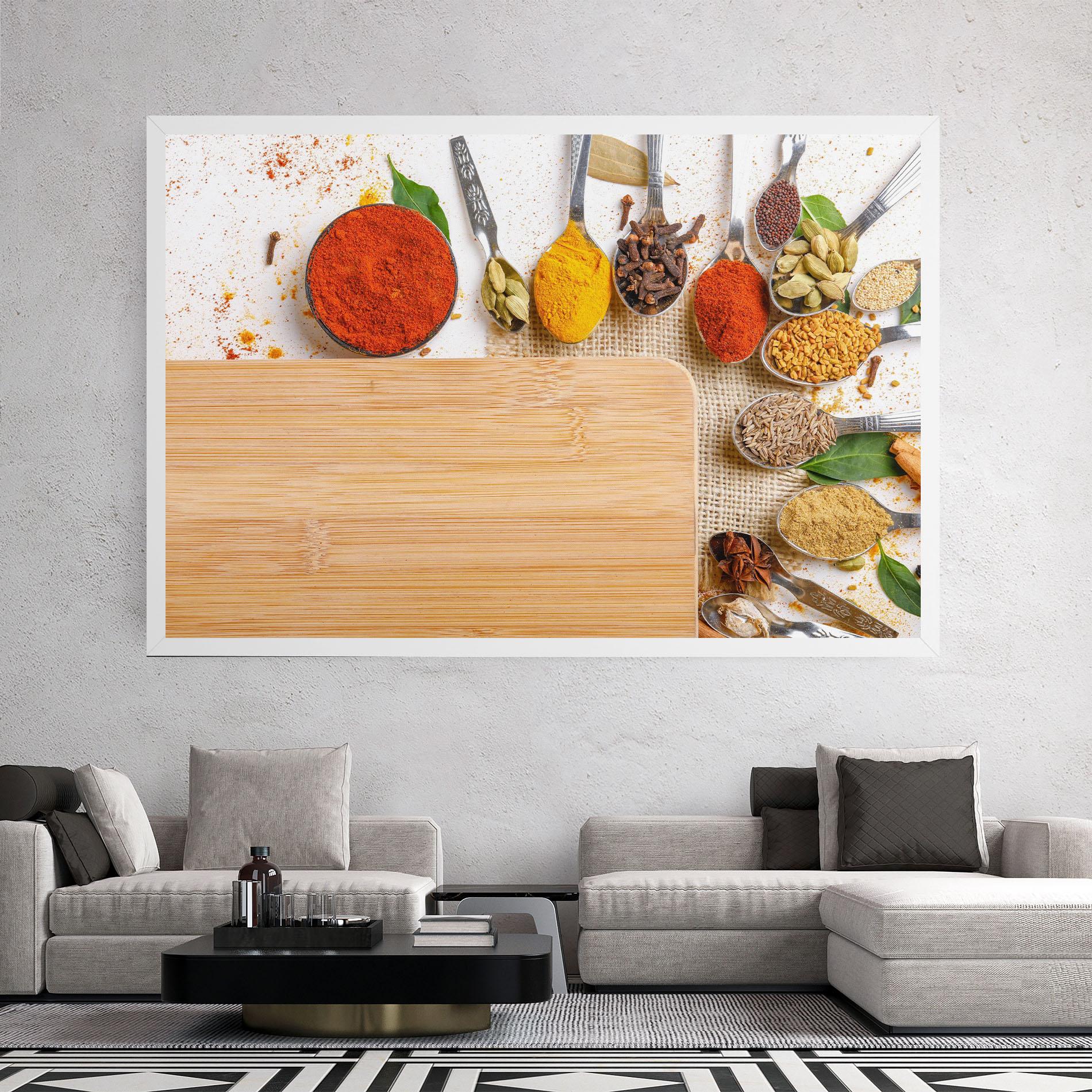 Tablou Canvas Spices Spoons mockup 2