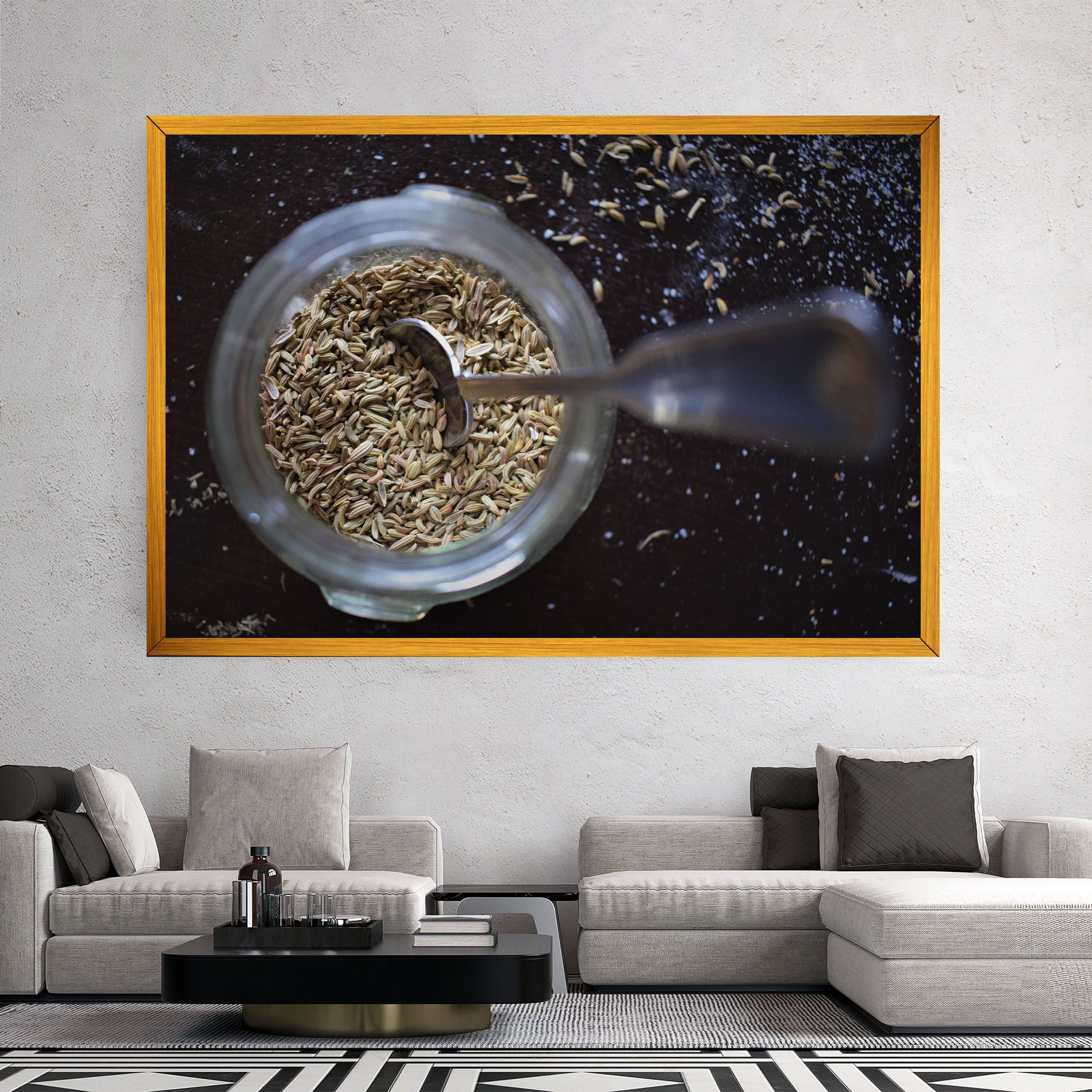 Jar With Spices mockup 2