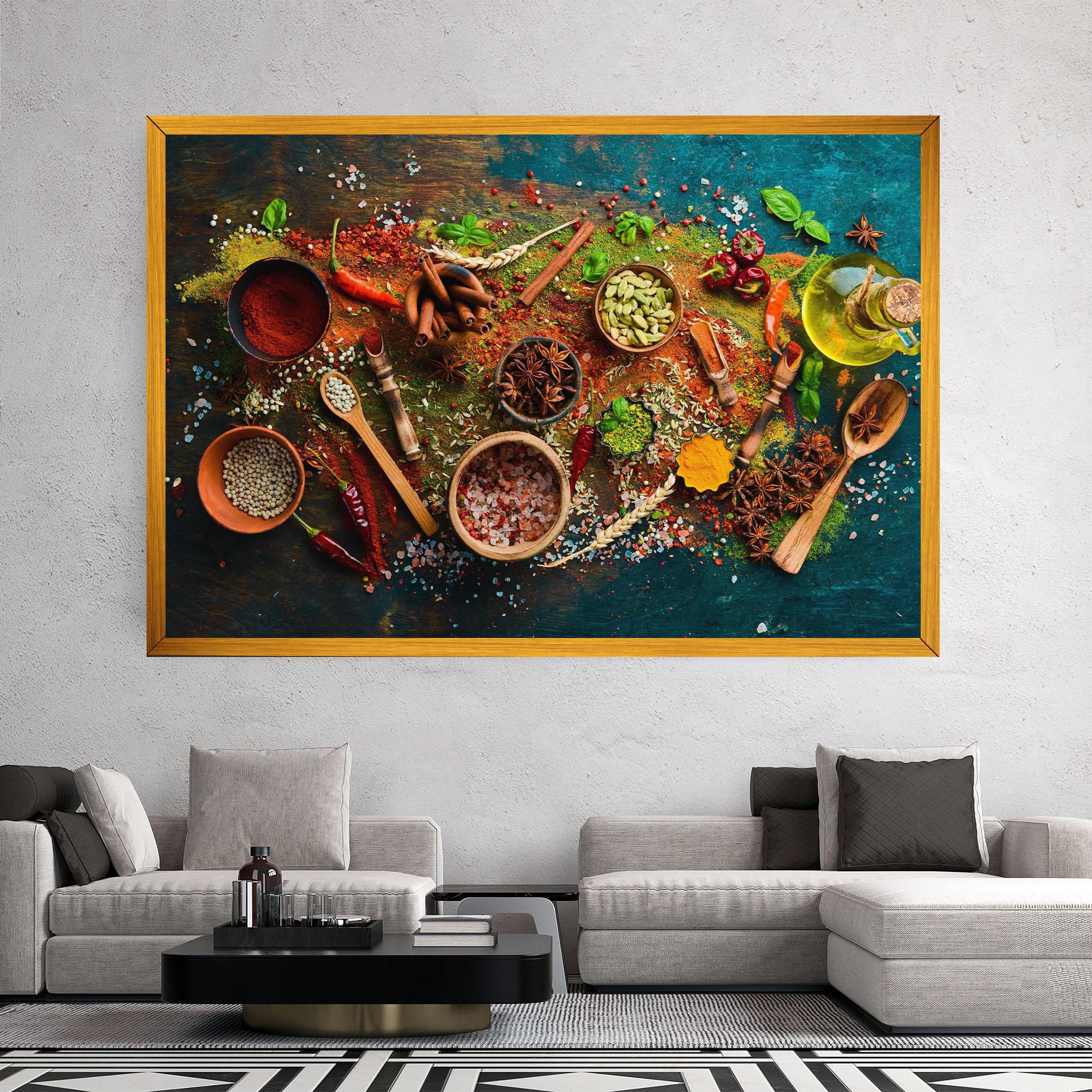 Tablou Canvas Seasonings Mix mockup 2
