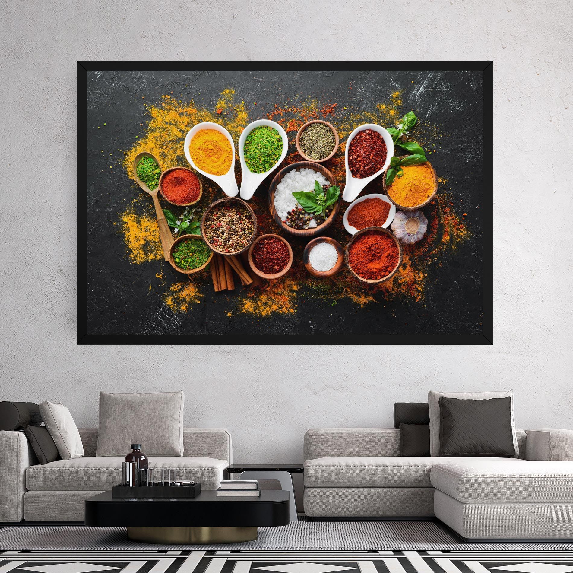 Colorful Herbs Spices mockup 2