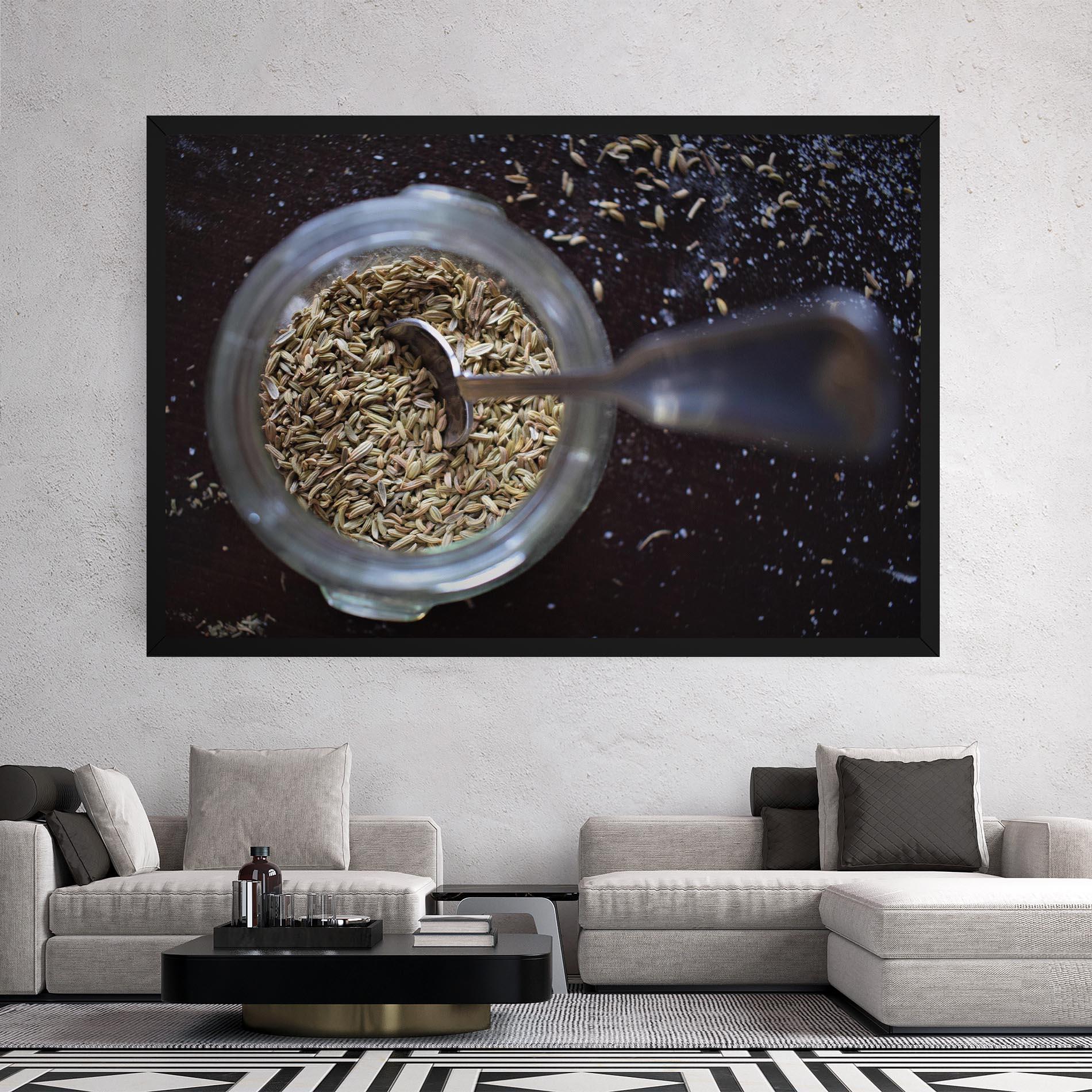 Tablou Canvas Jar With Spices mockup 2