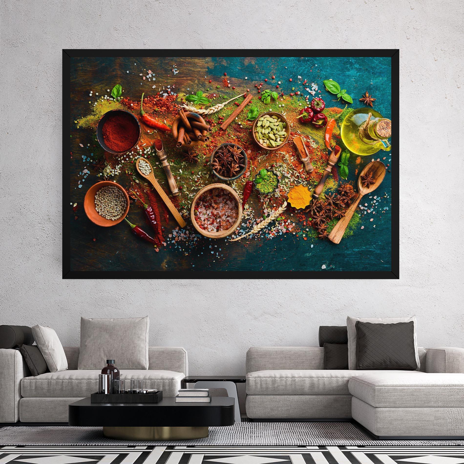 Tablou Canvas Seasonings Mix mockup 2