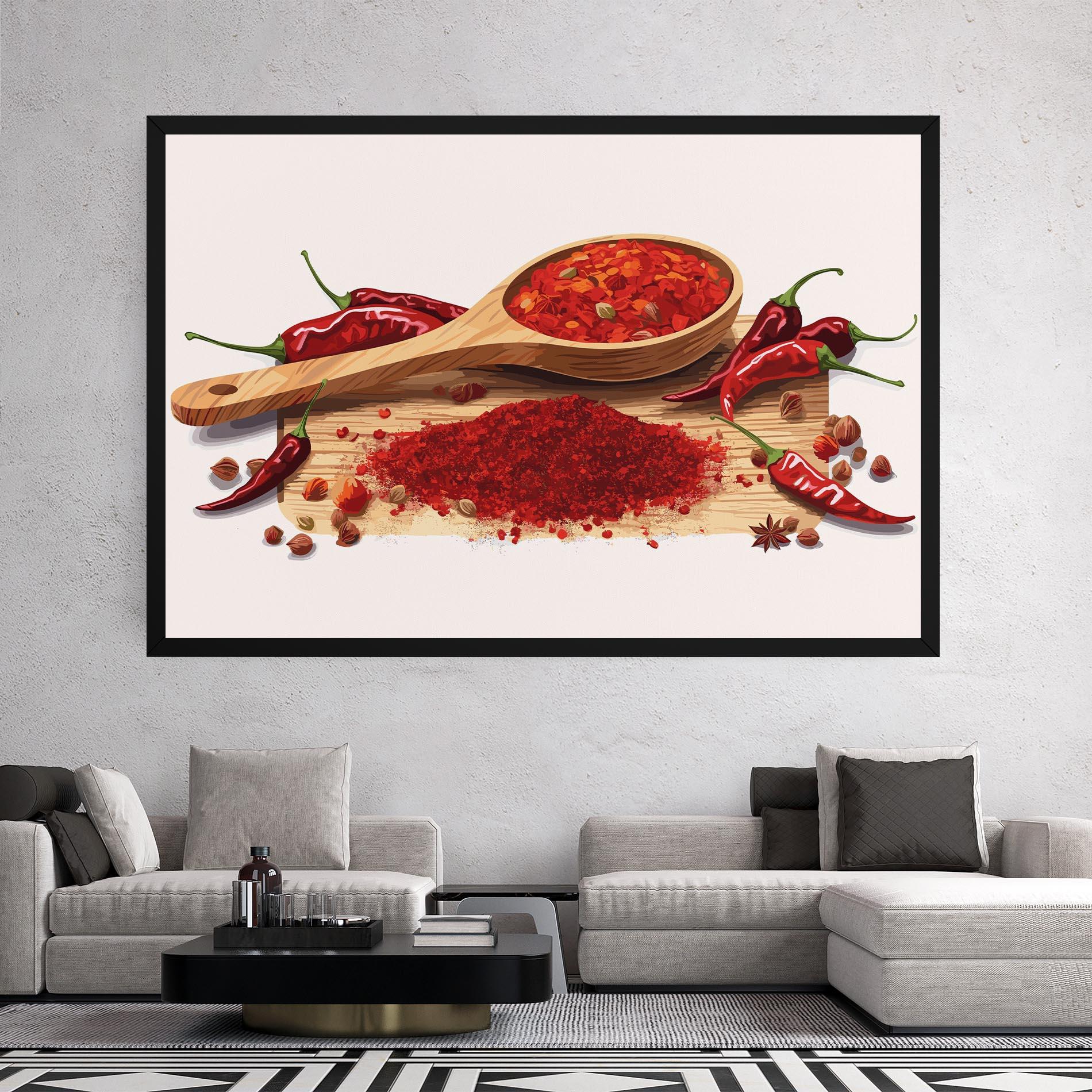 Tablou Canvas Spoon Of Papper mockup 2