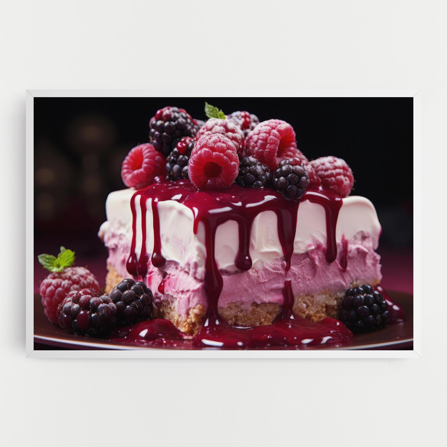 Tablou Canvas Berries Cream mockup 0
