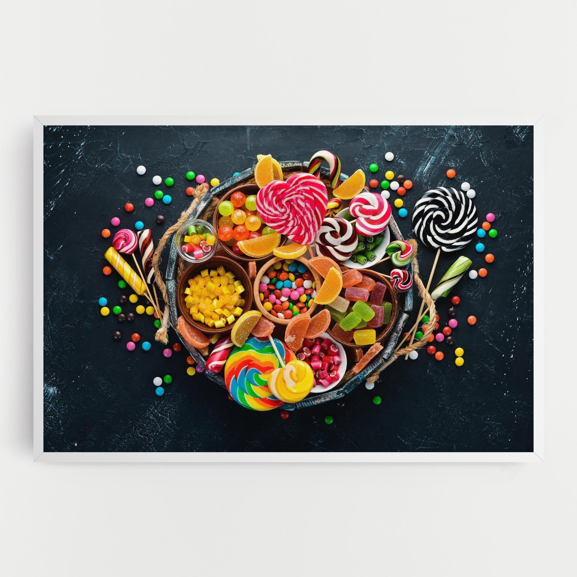 Tablou Canvas Colorful Jelly mockup 0