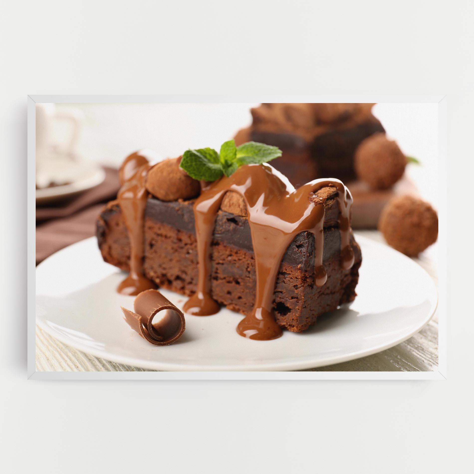 Tablou Canvas Mint Chocolate Cake mockup 0