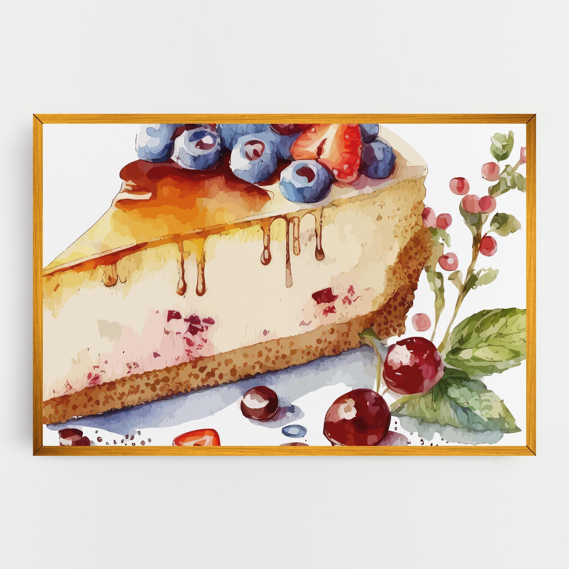 Tablou Canvas Cheesecake mockup 0