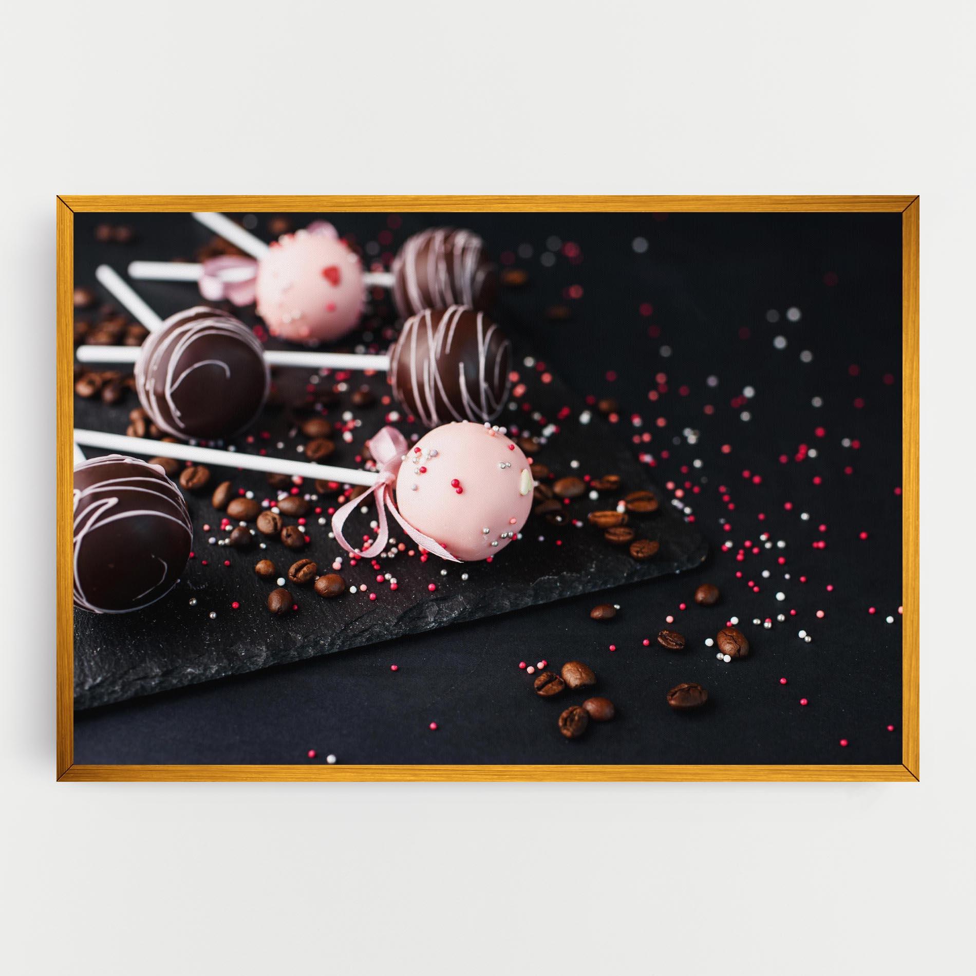 Tablou Canvas Chocolate Dessert mockup 0