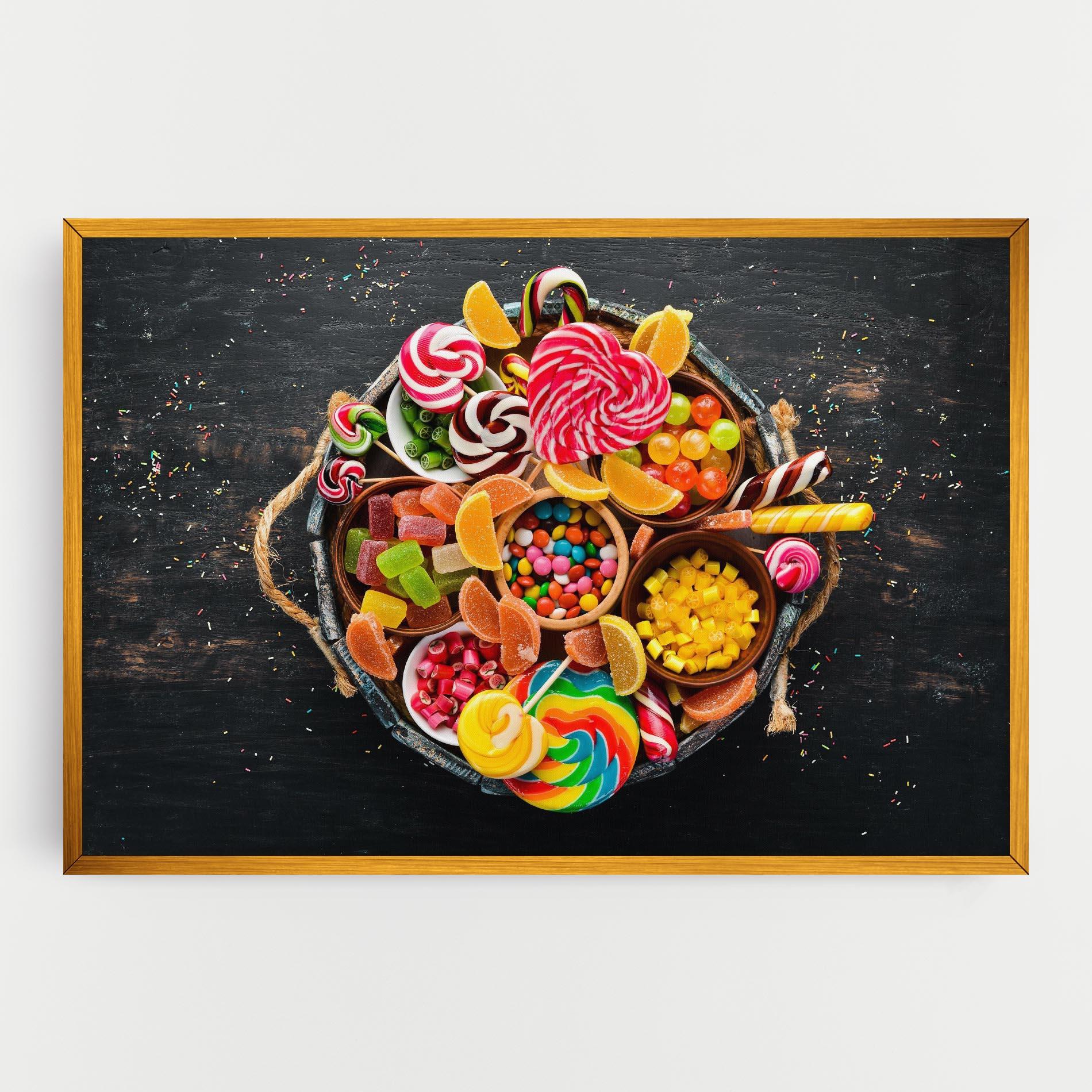 Tablou Canvas Colorful Sweets mockup 0