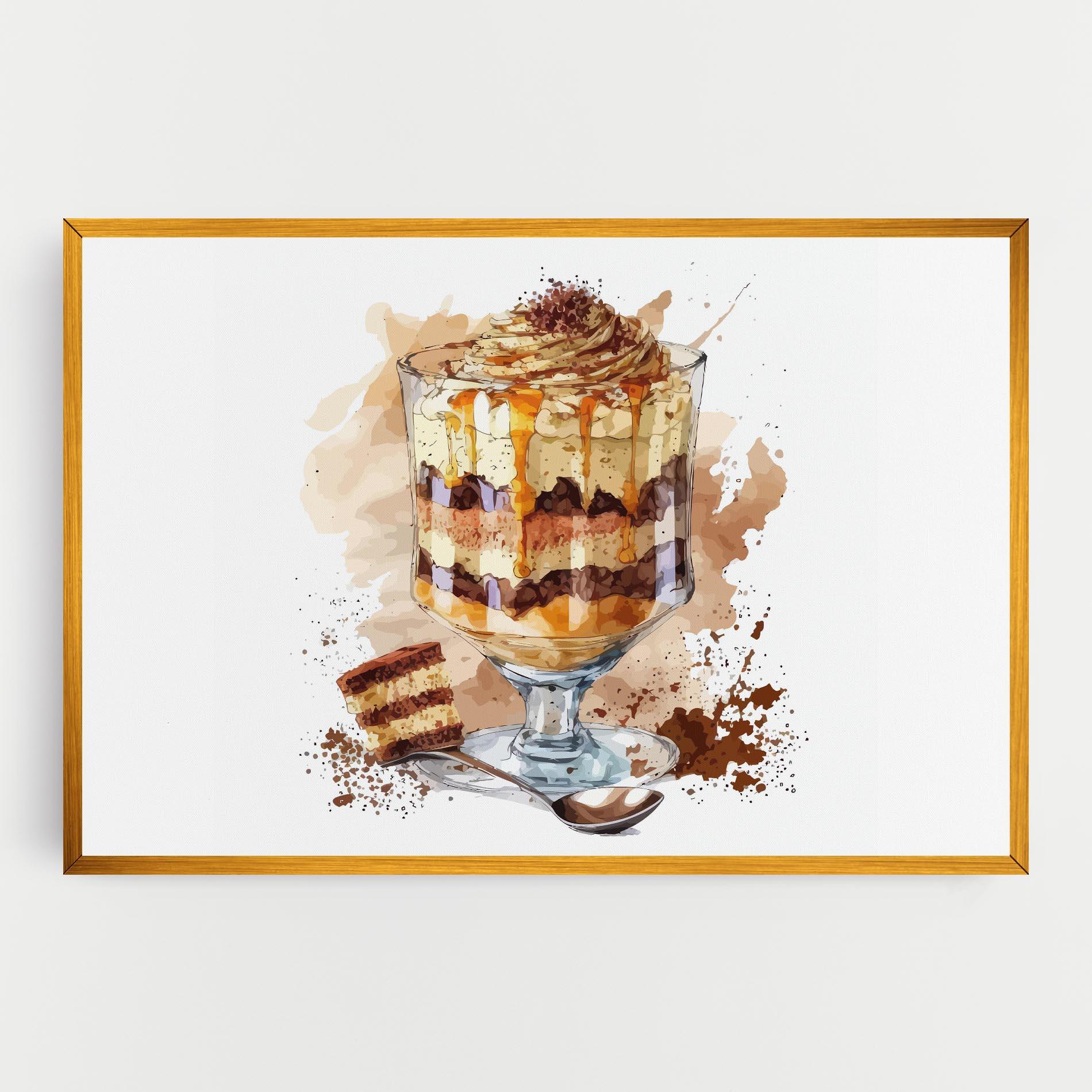 Tablou Canvas Cup Dessert mockup 0