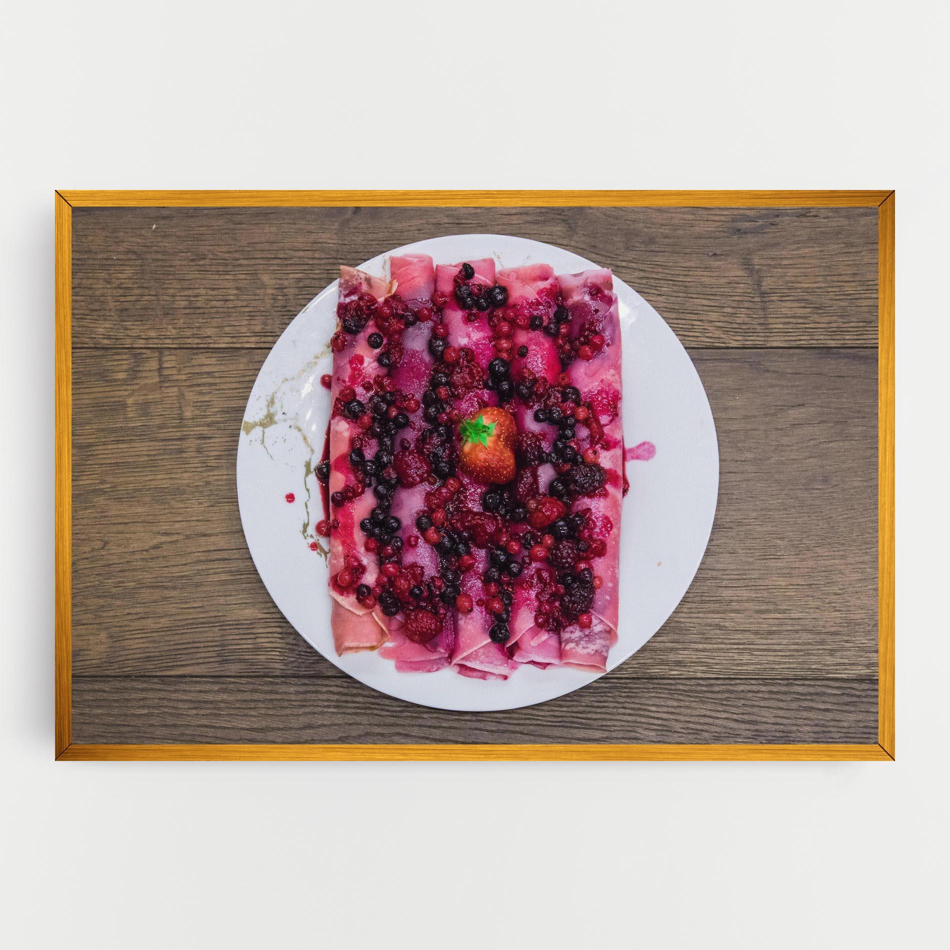 Tablou Canvas Strawberry Pancakes mockup 0
