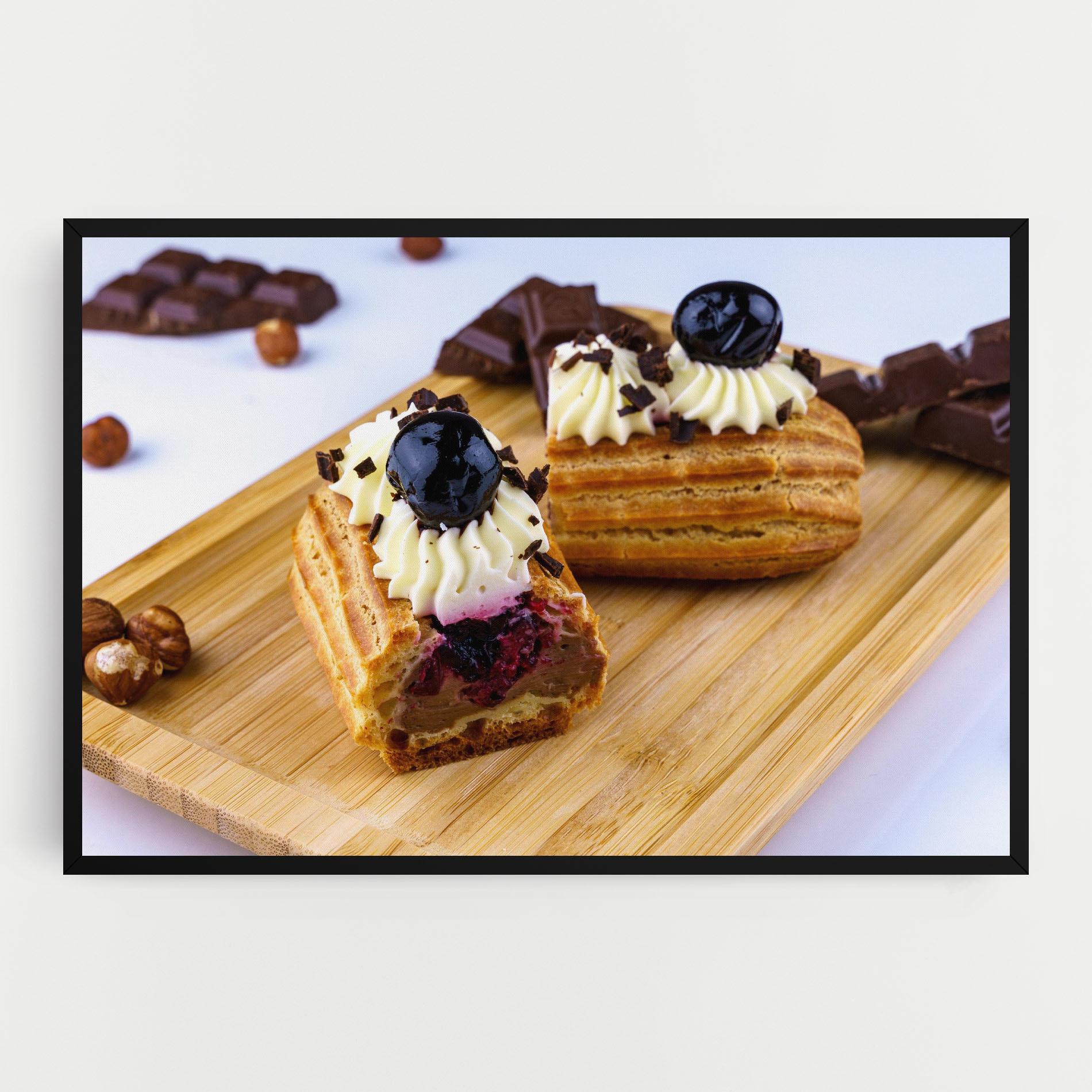 Tablou Canvas Blueberry Eclair mockup 0