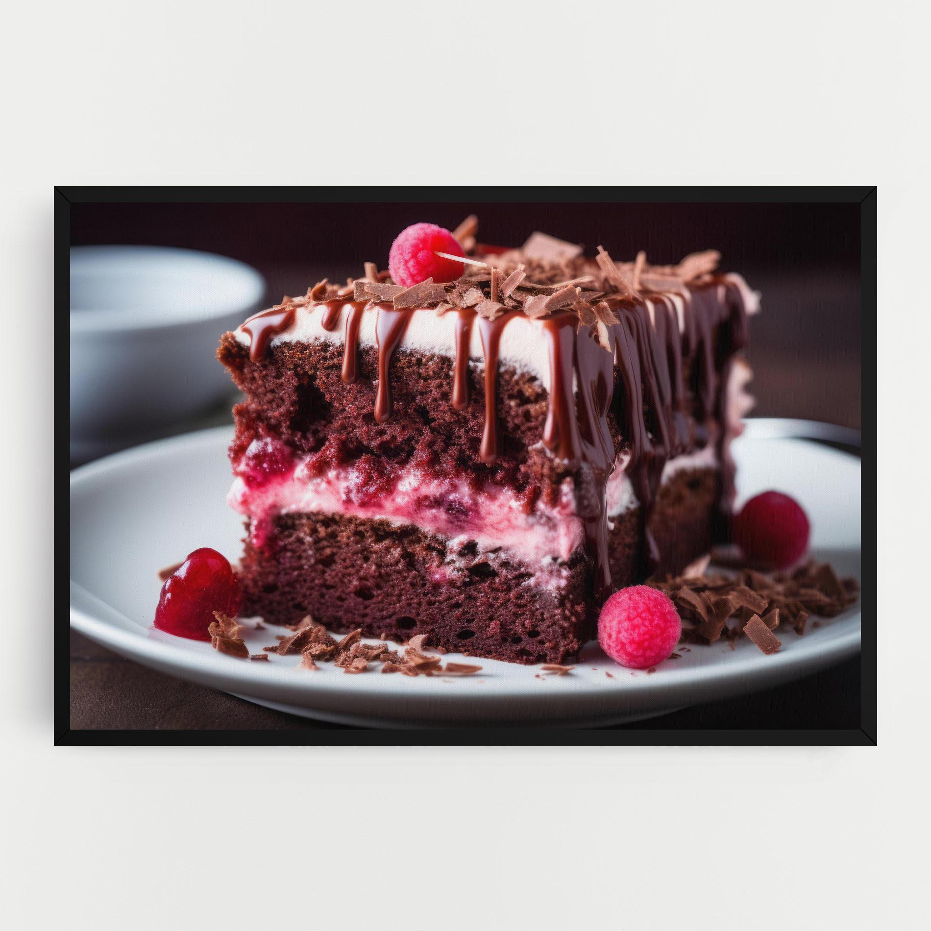 Tablou Canvas Brown Cake mockup 0