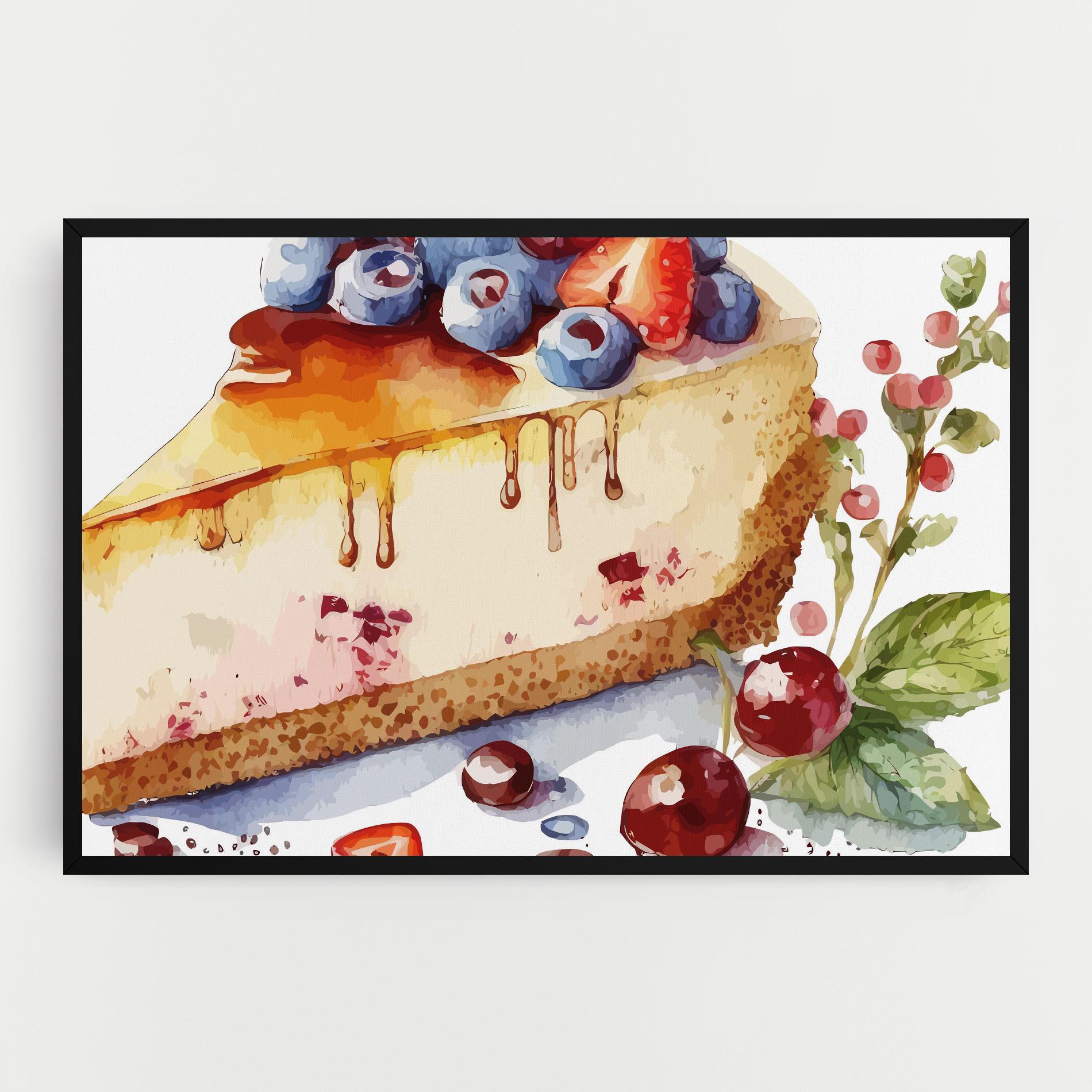 Tablou Canvas Cheesecake mockup 0