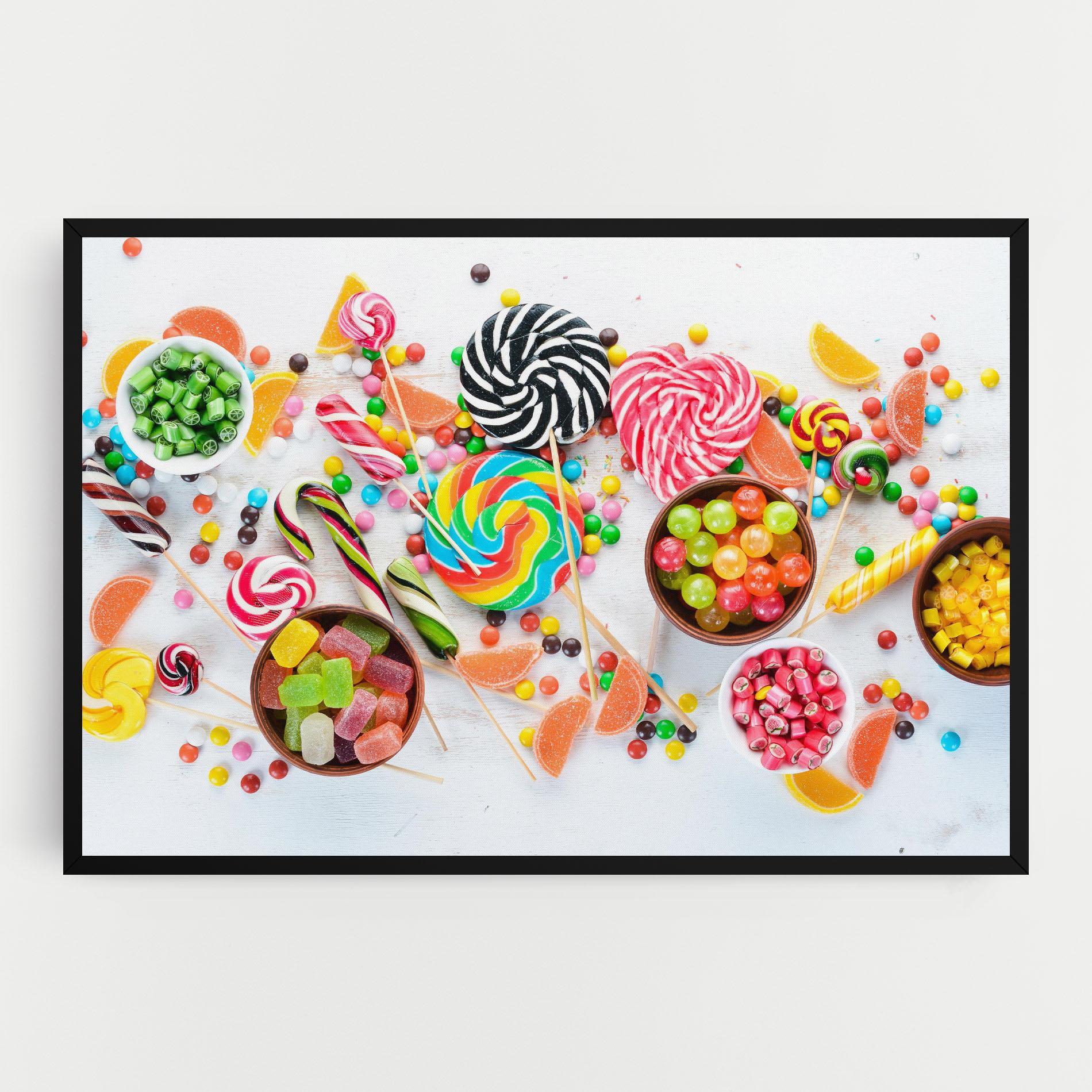 Tablou Canvas Colorful Candies Jelly mockup 0