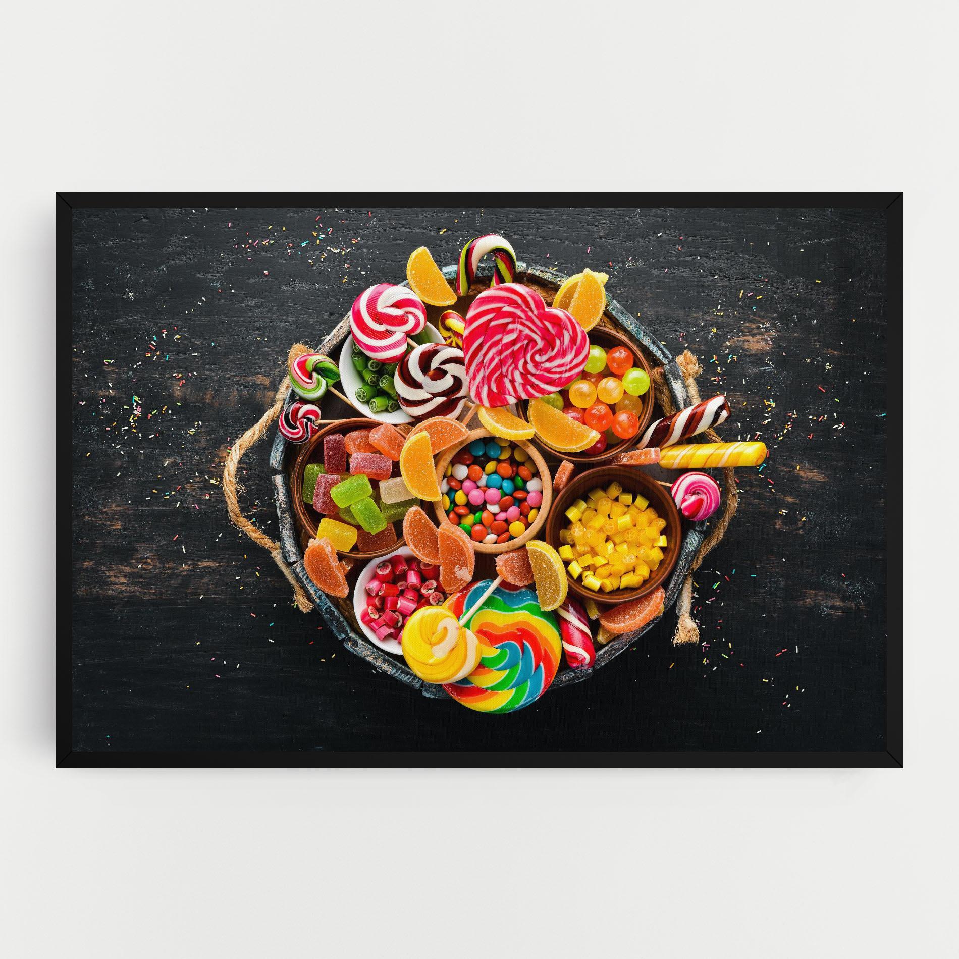 Tablou Canvas Colorful Sweets mockup 0