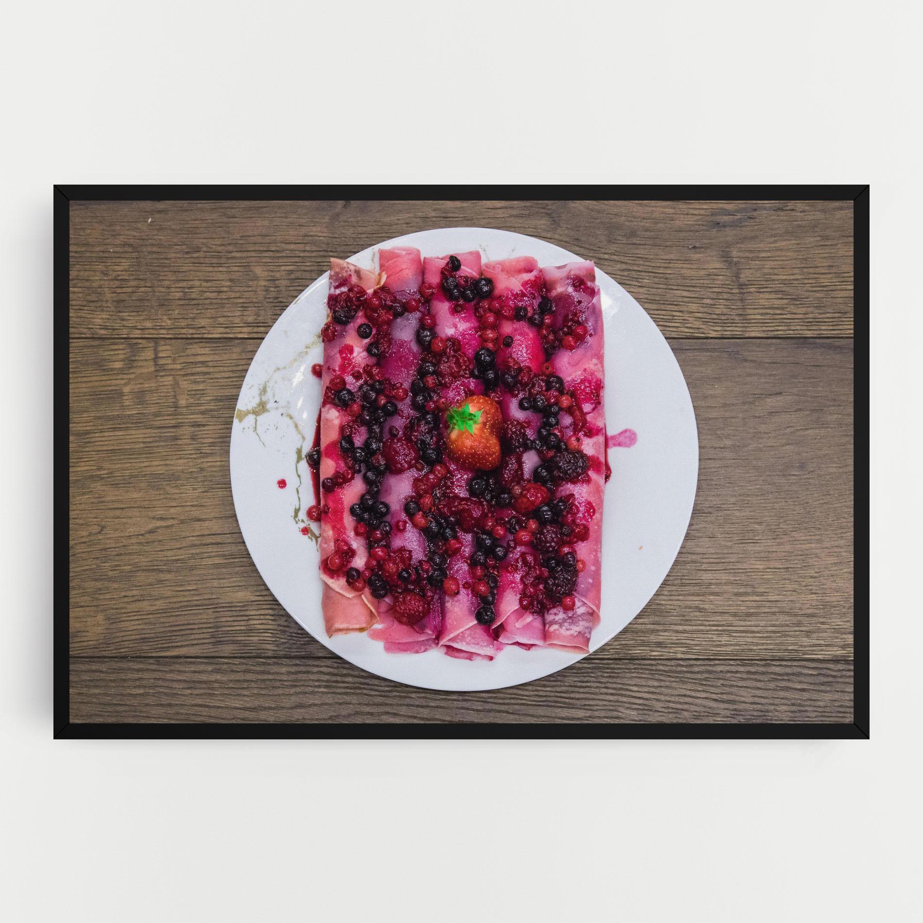 Tablou Canvas Strawberry Pancakes mockup 0