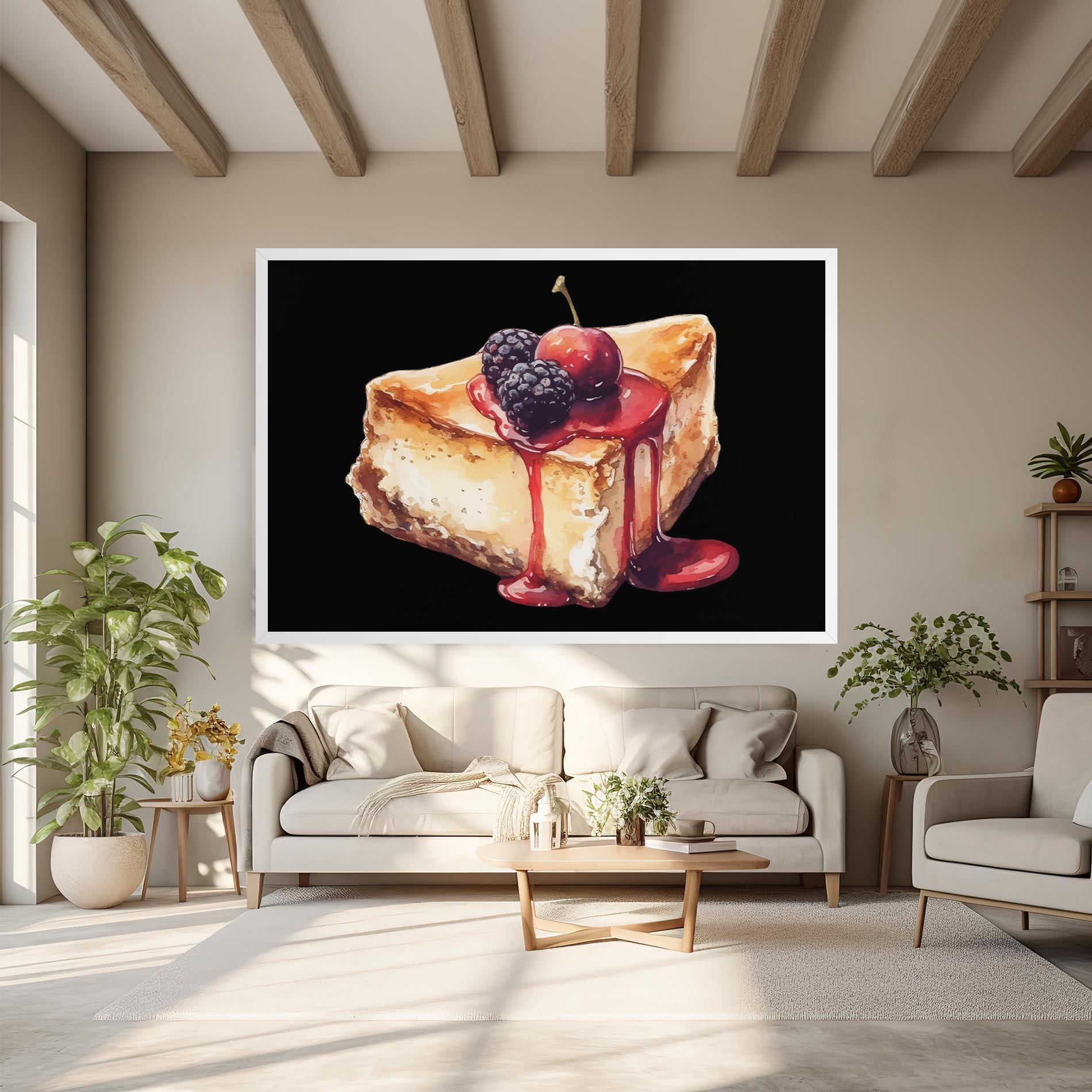 Tablou Canvas Berries Pie mockup 6