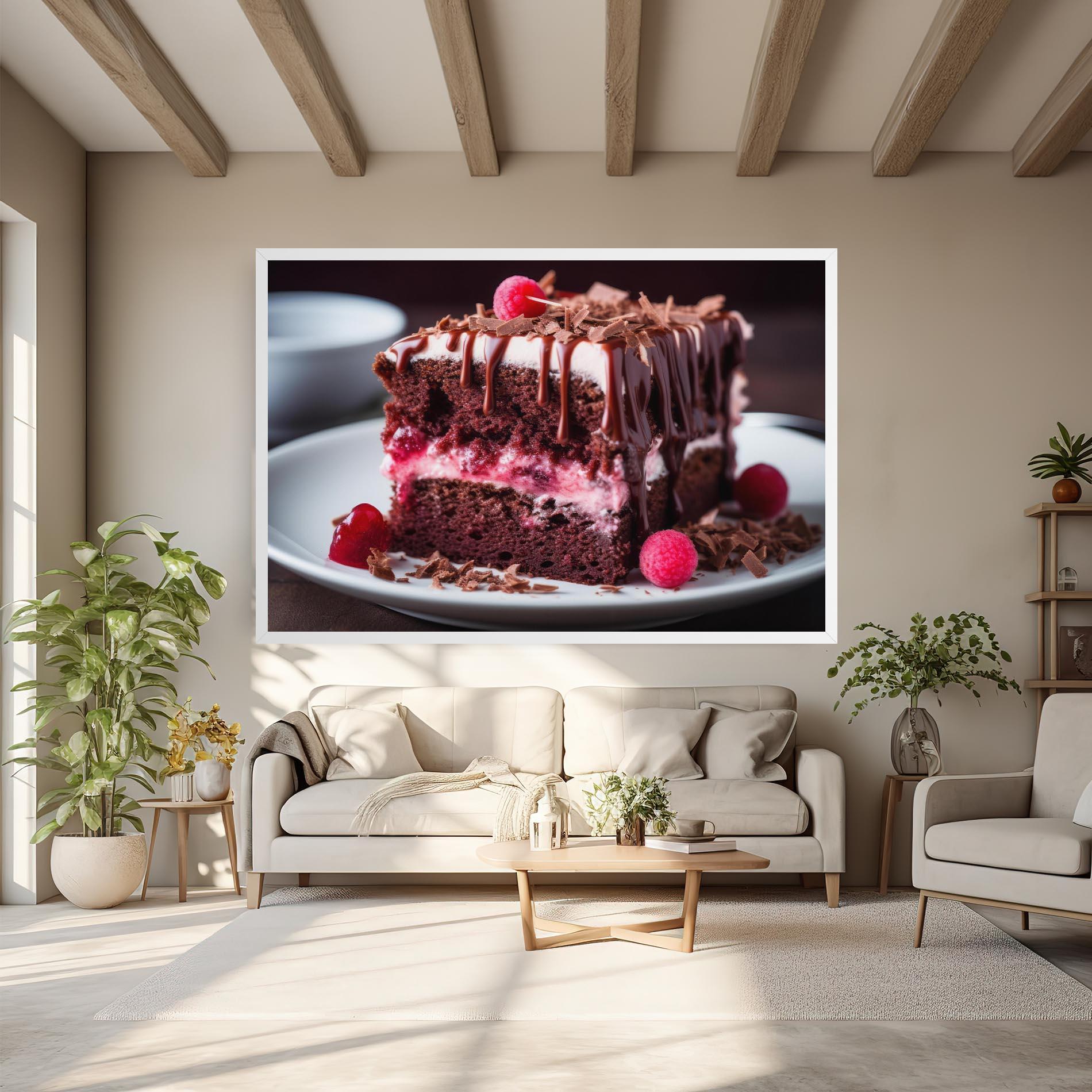 Tablou Canvas Brown Cake mockup 6