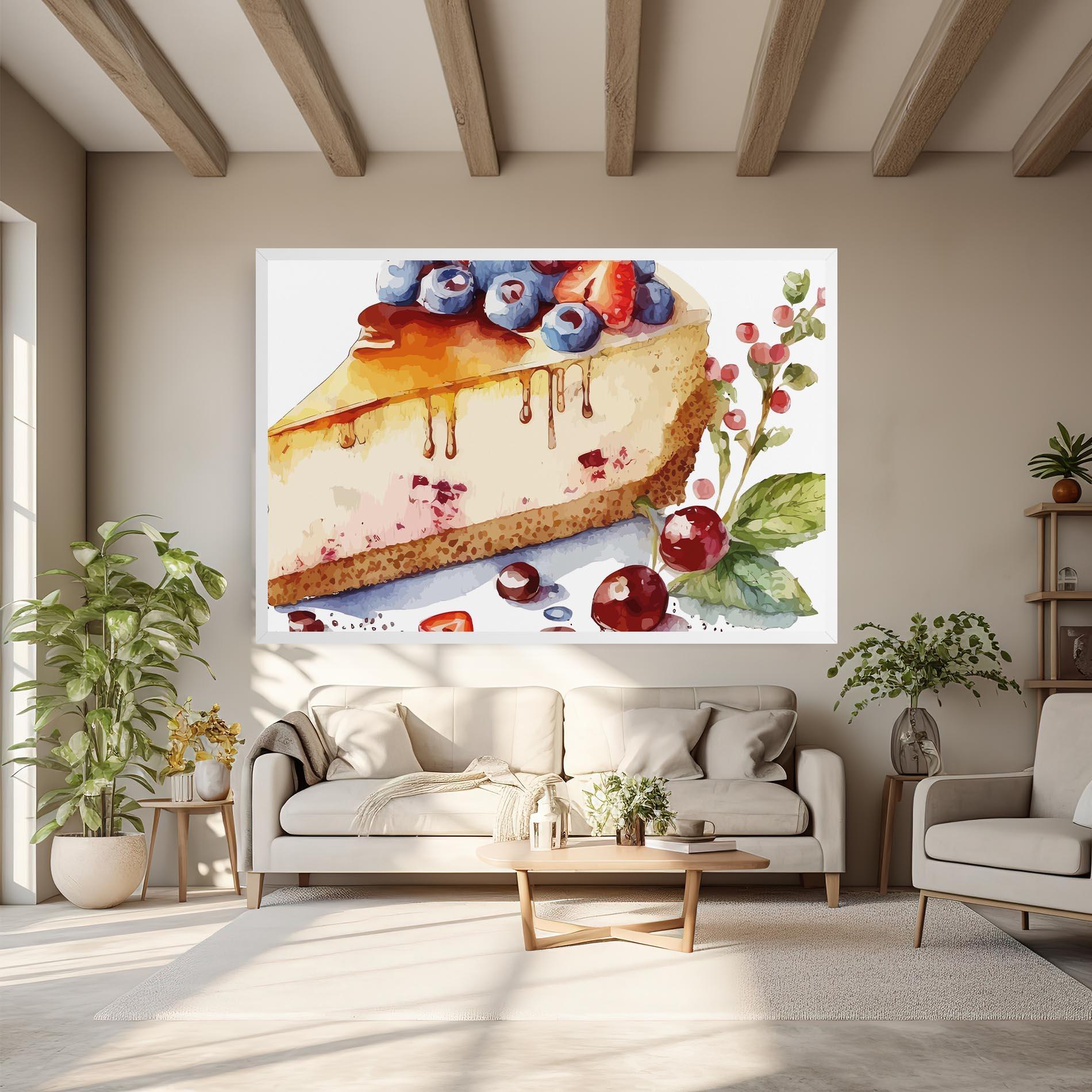 Tablou Canvas Cheesecake mockup 6