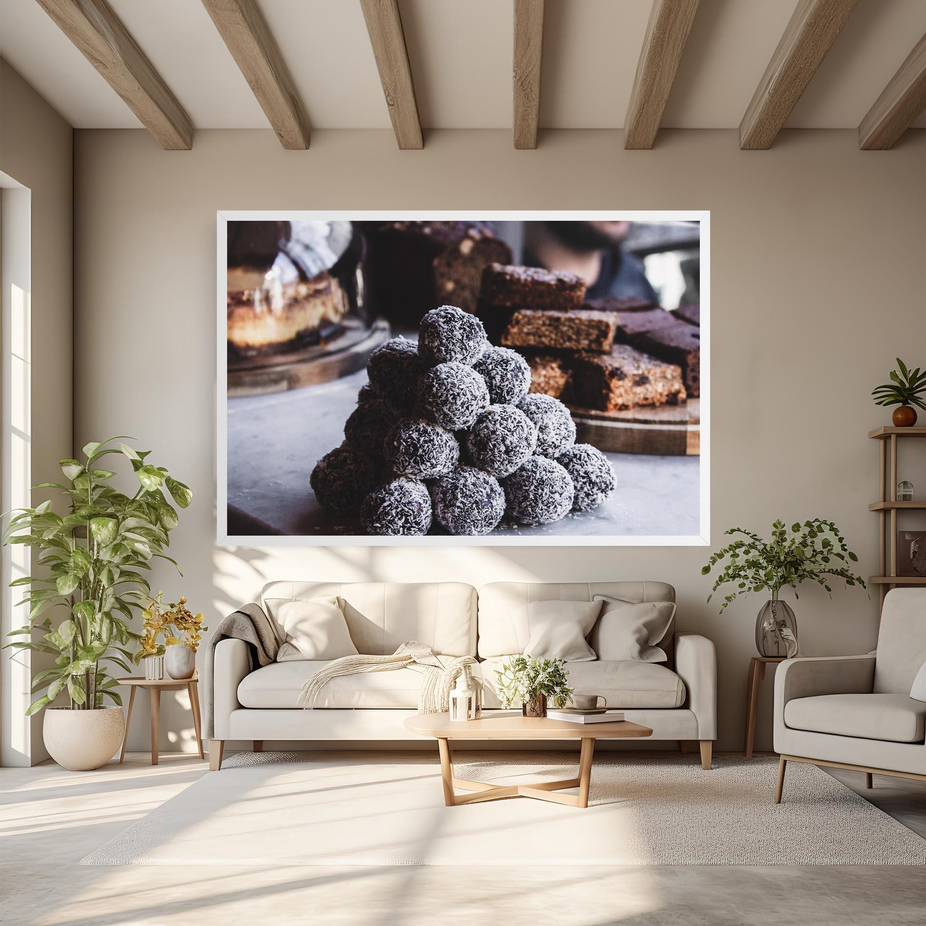 Tablou Canvas Chocolate Balls mockup 6