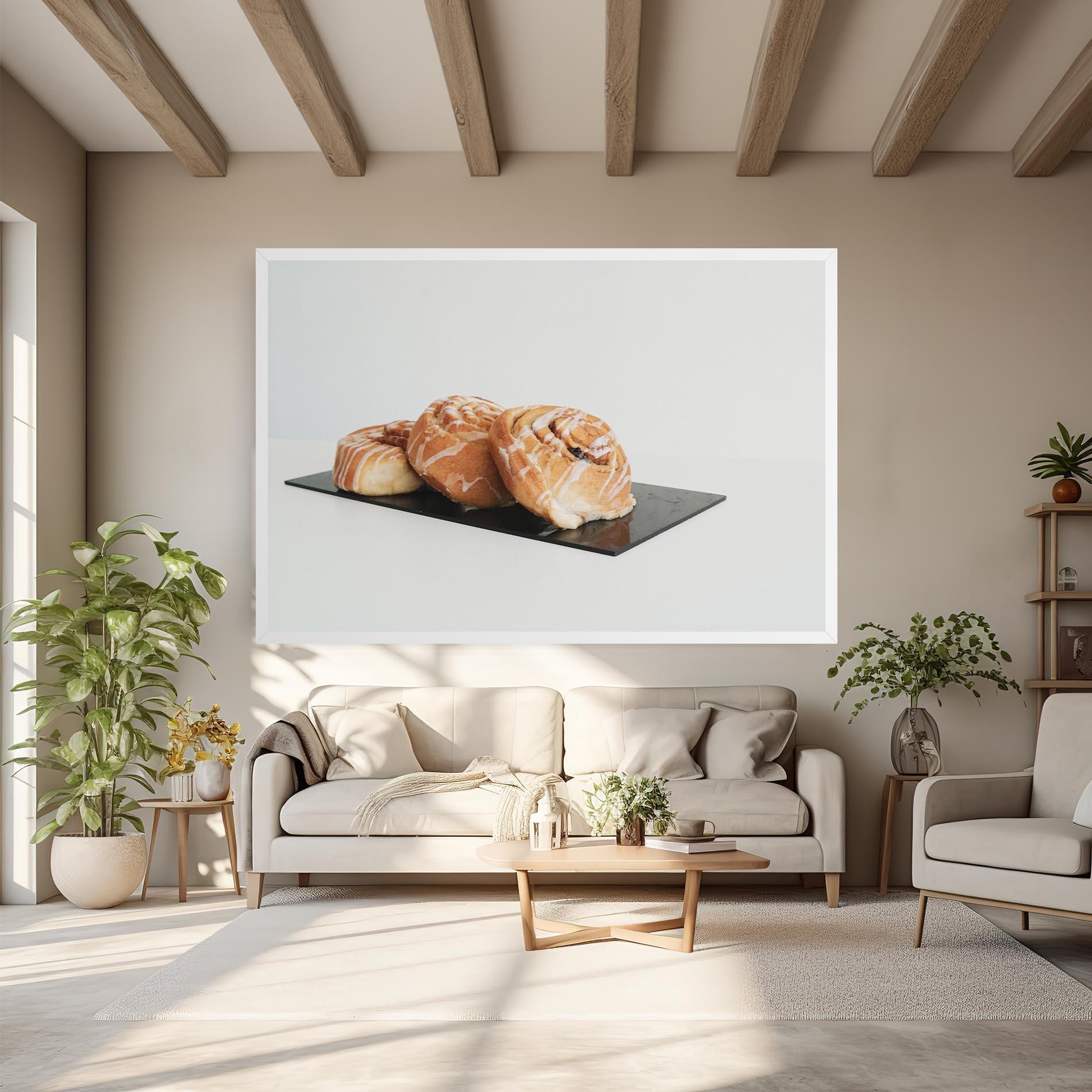 Tablou Canvas Cinnamon Rolls mockup 6