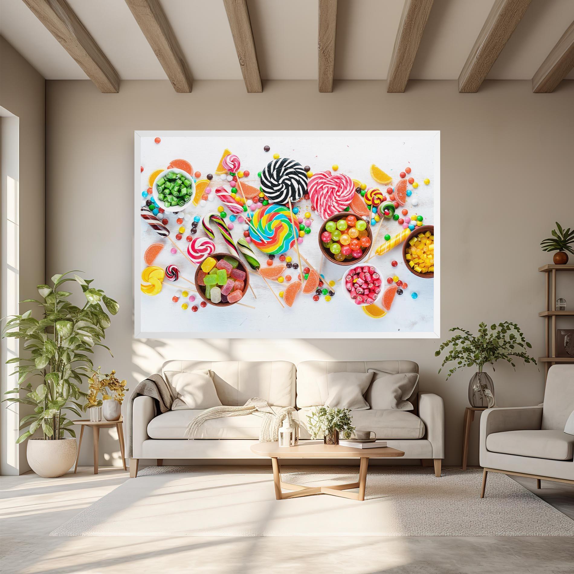 Tablou Canvas Colorful Candies Jelly mockup 6