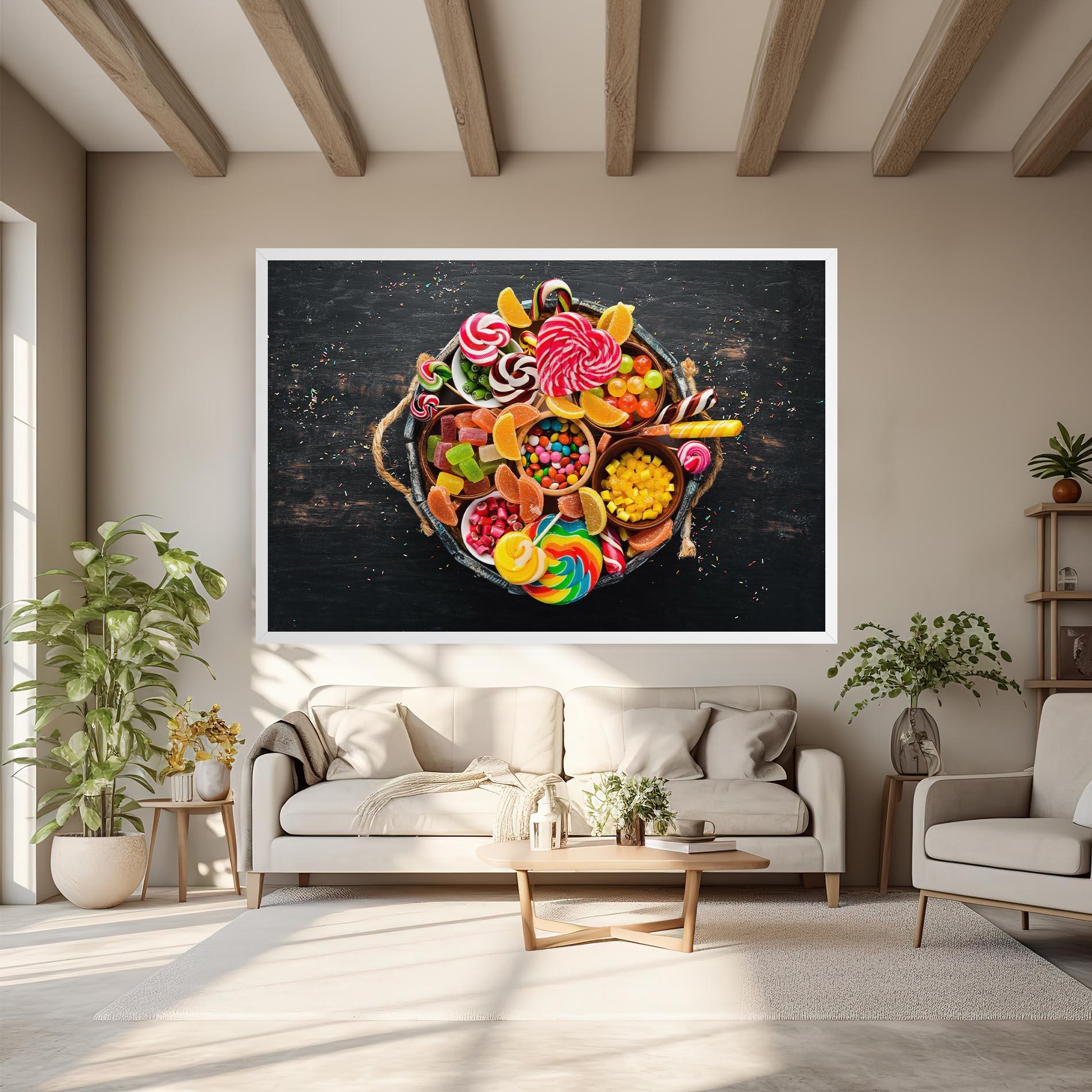 Tablou Canvas Colorful Sweets mockup 6
