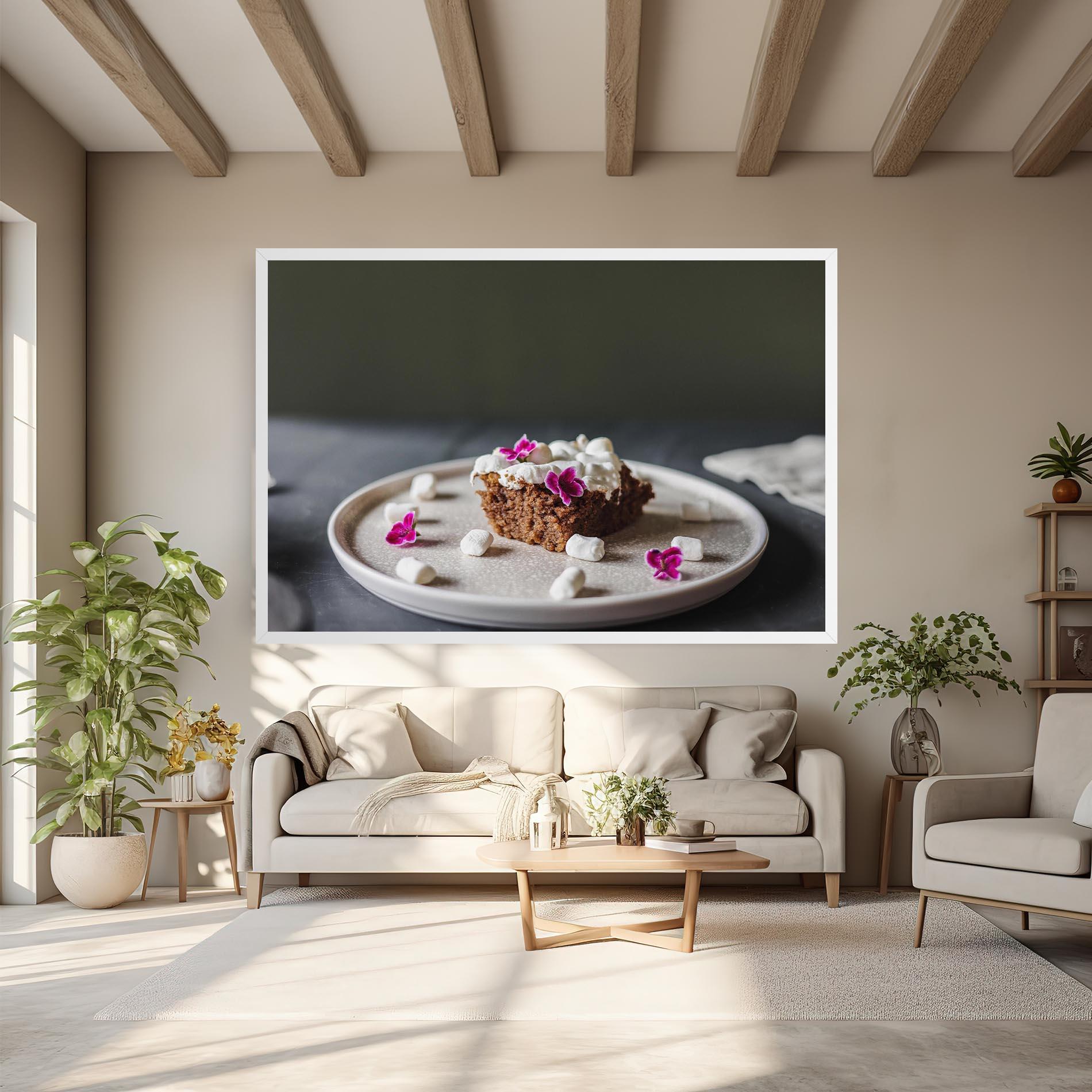 Tablou Canvas Marshmallow Cake mockup 6