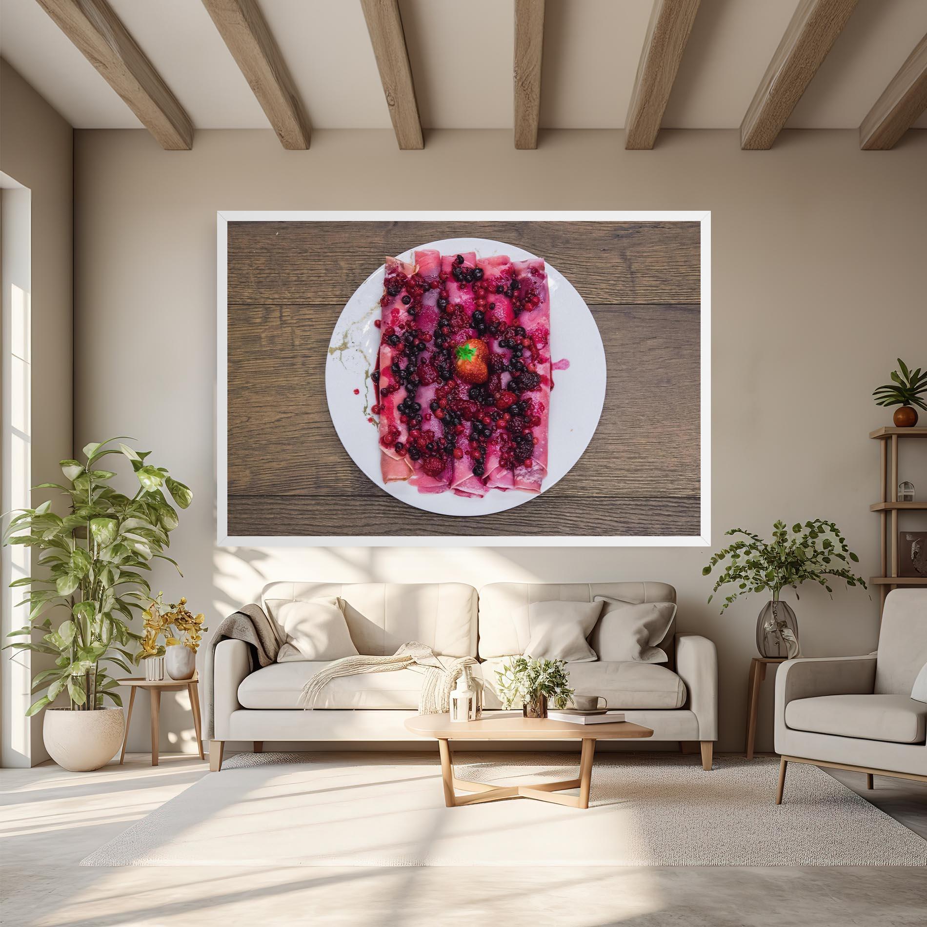 Tablou Canvas Strawberry Pancakes mockup 6