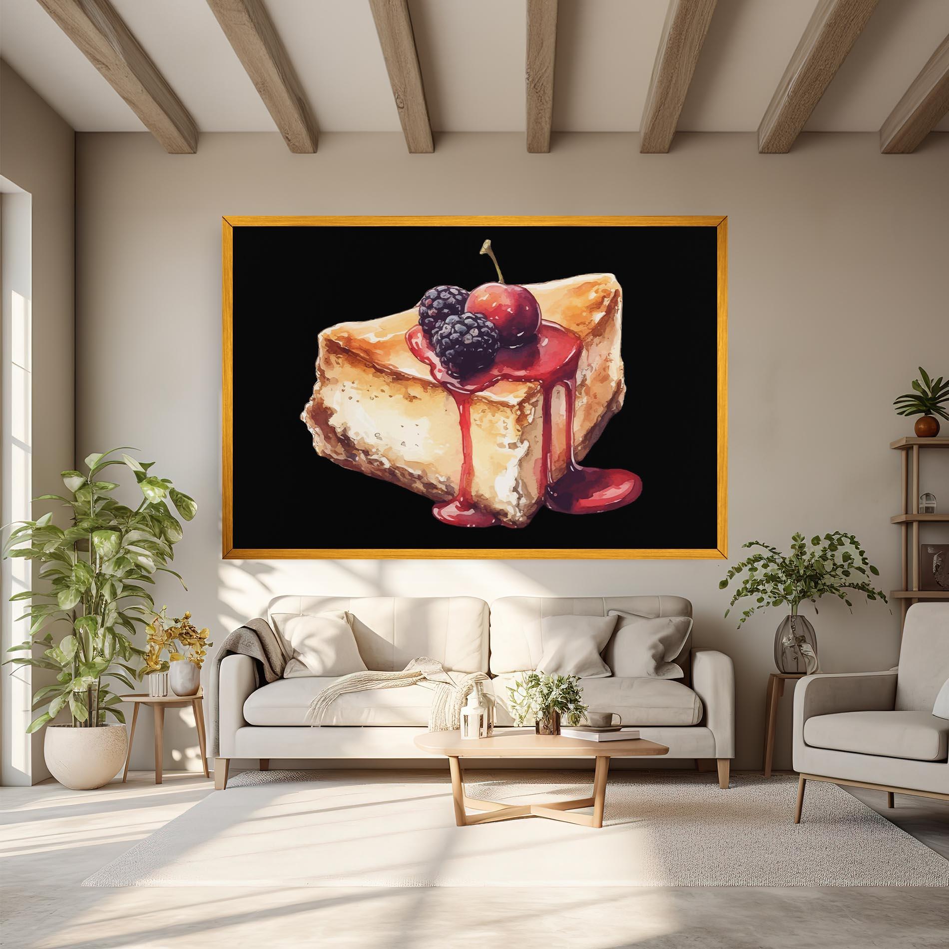 Tablou Canvas Berries Pie mockup 6