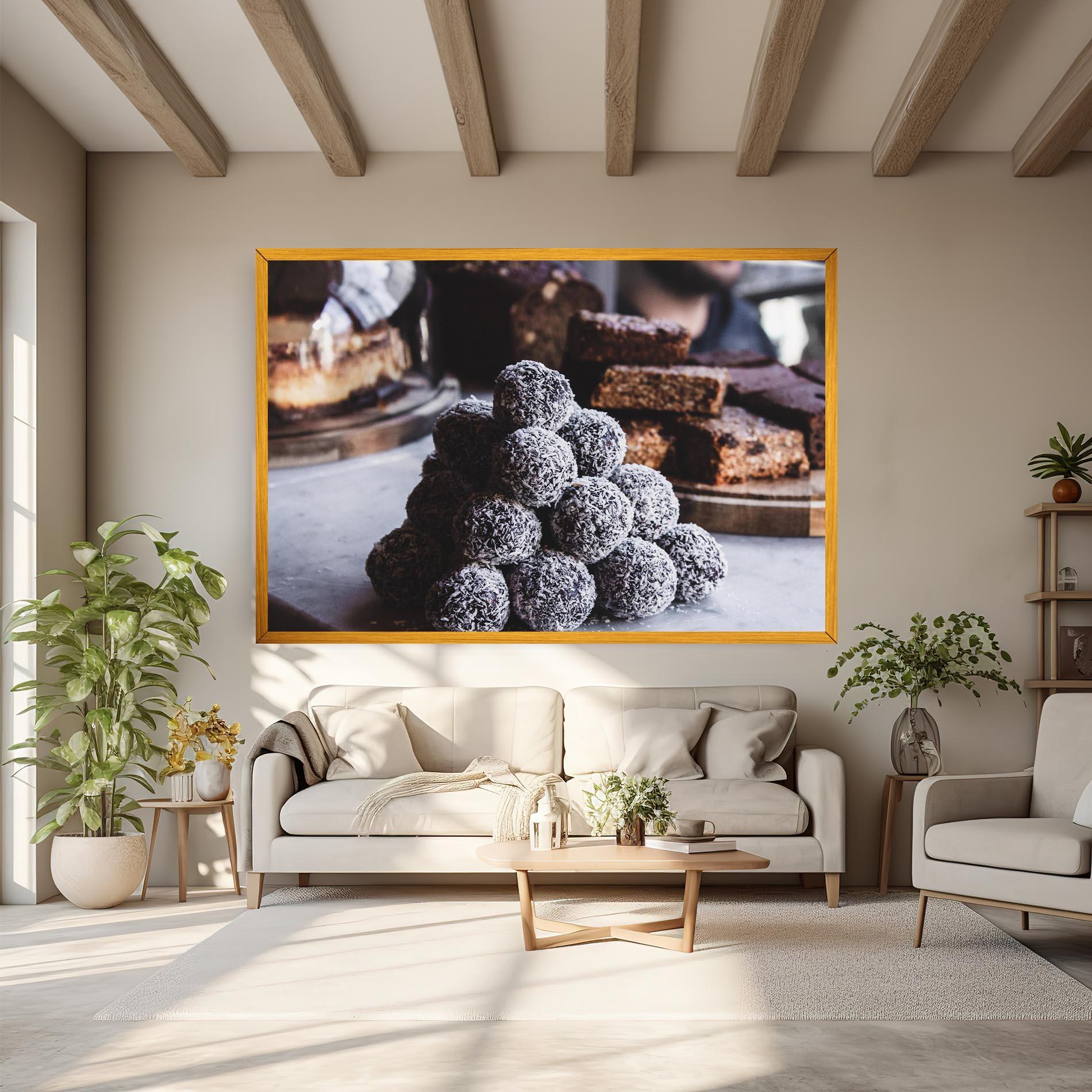 Tablou Canvas Chocolate Balls mockup 6
