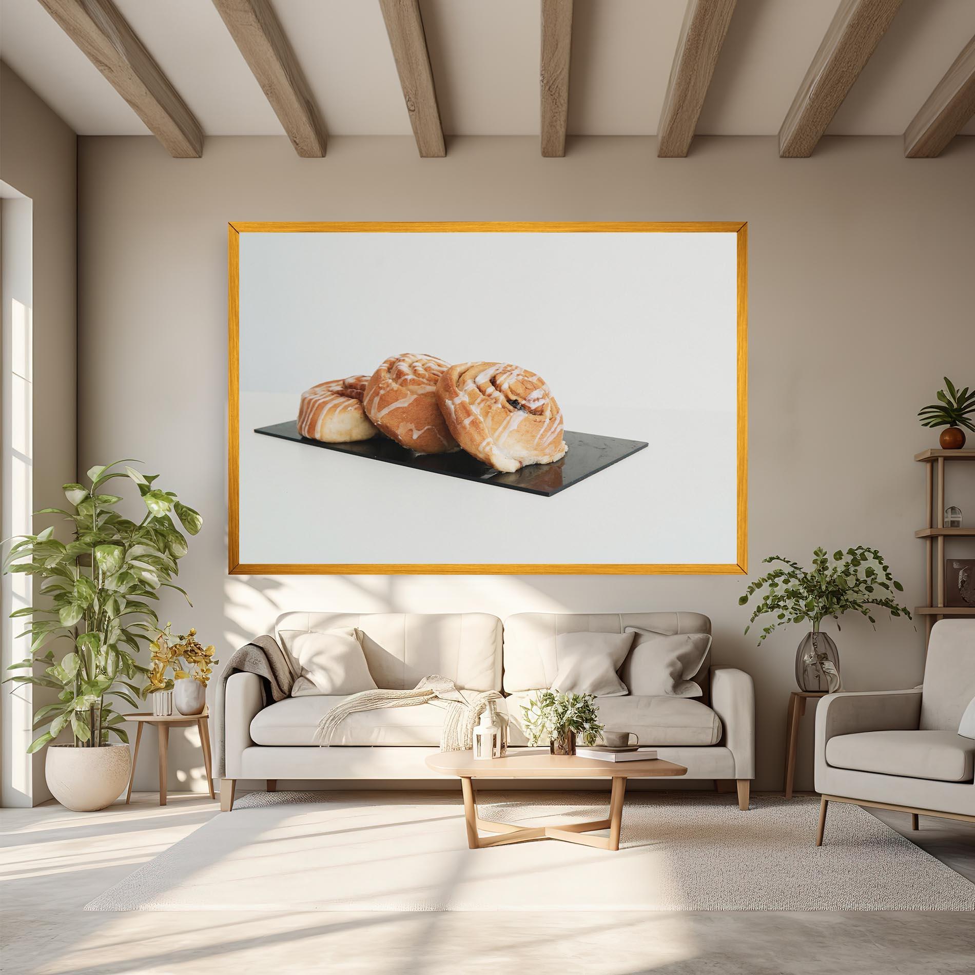 Tablou Canvas Cinnamon Rolls mockup 6