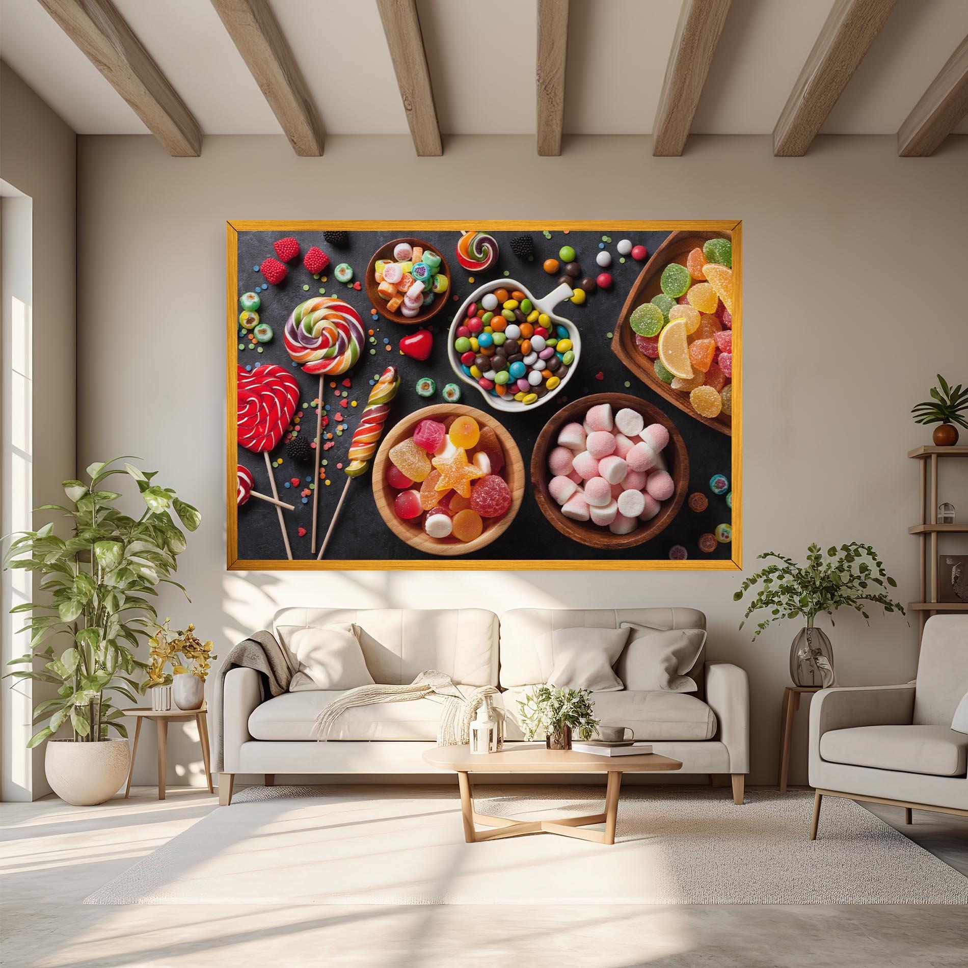 Tablou Canvas Colorful Candies mockup 6