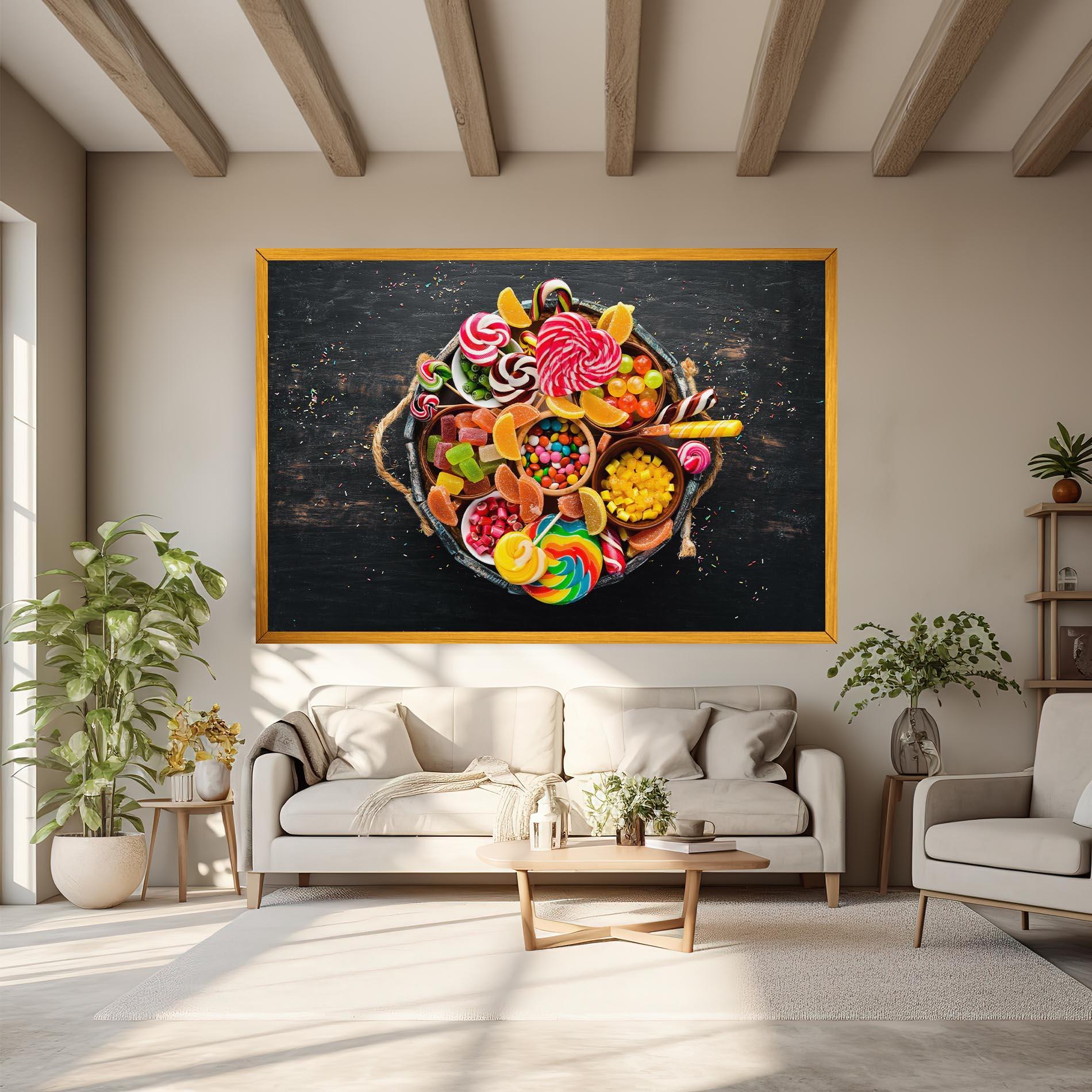 Tablou Canvas Colorful Sweets mockup 6
