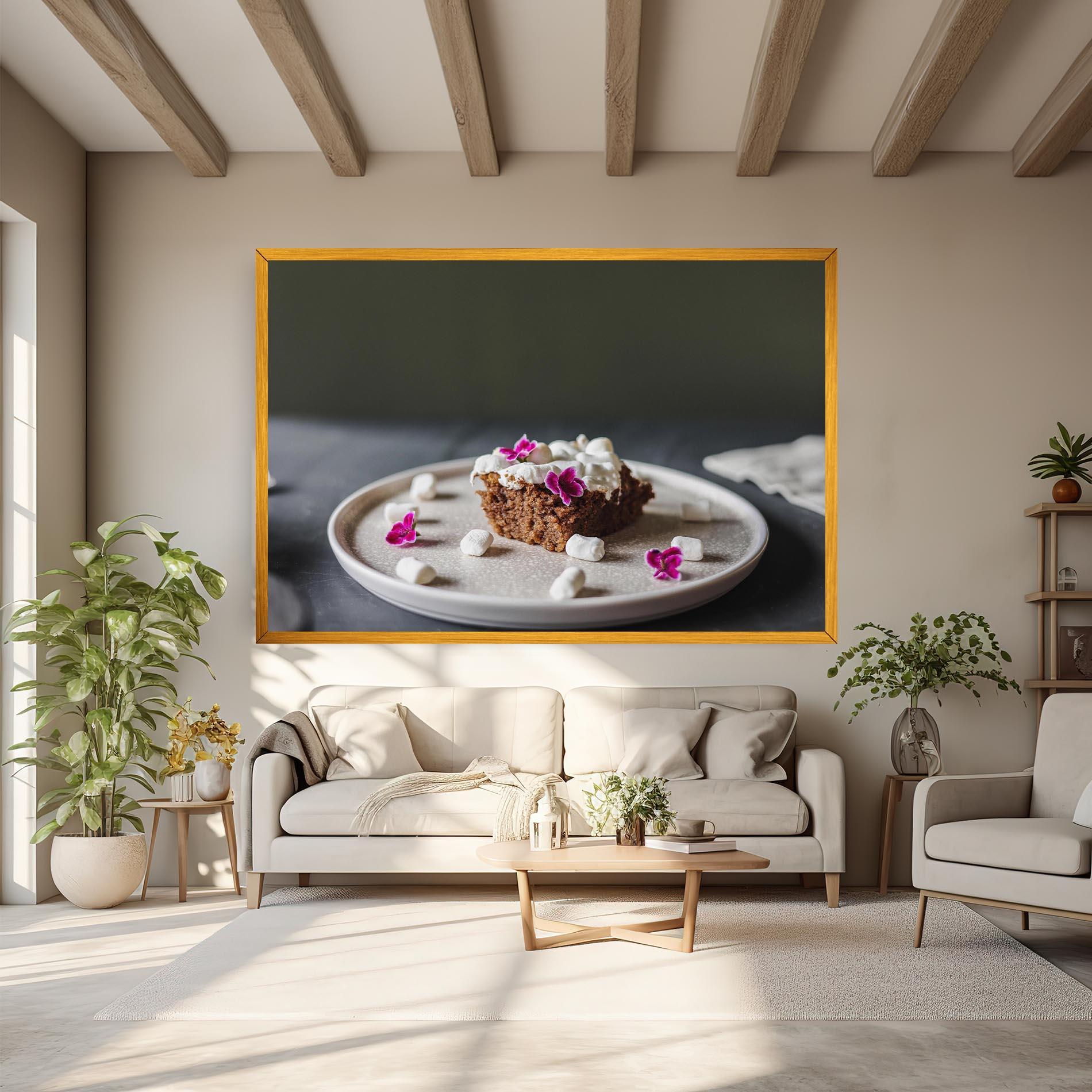 Tablou Canvas Marshmallow Cake mockup 6