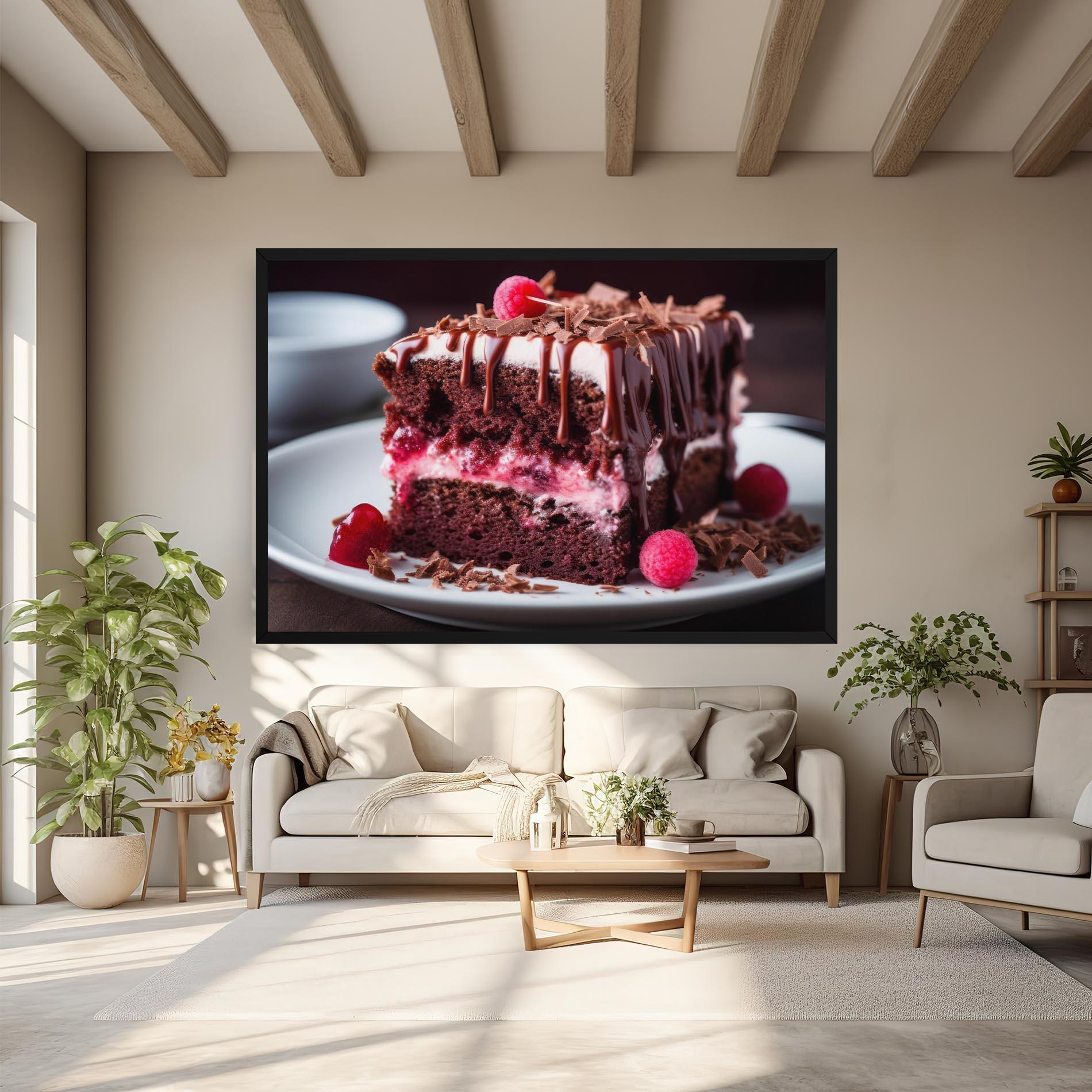 Tablou Canvas Brown Cake mockup 6