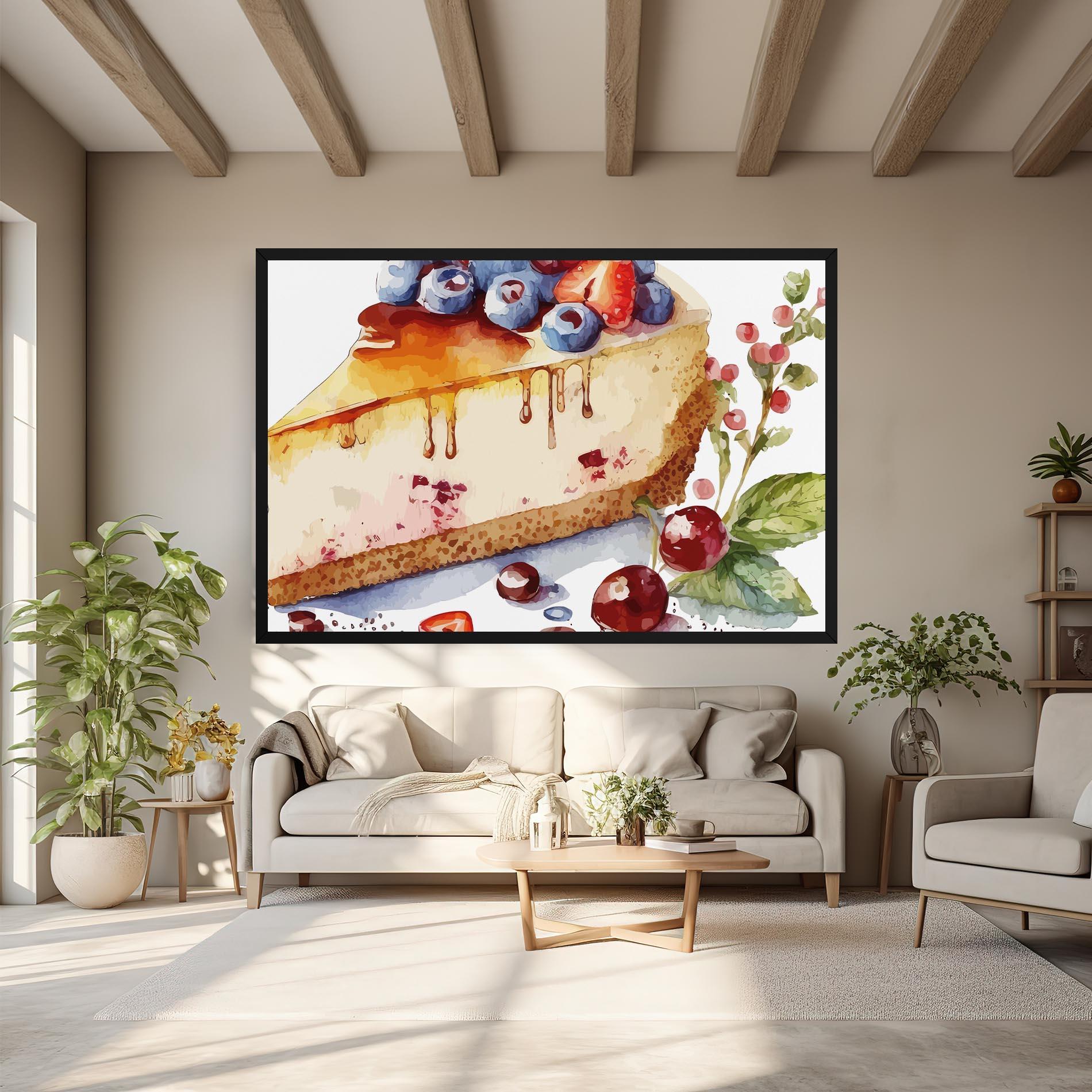 Tablou Canvas Cheesecake mockup 6