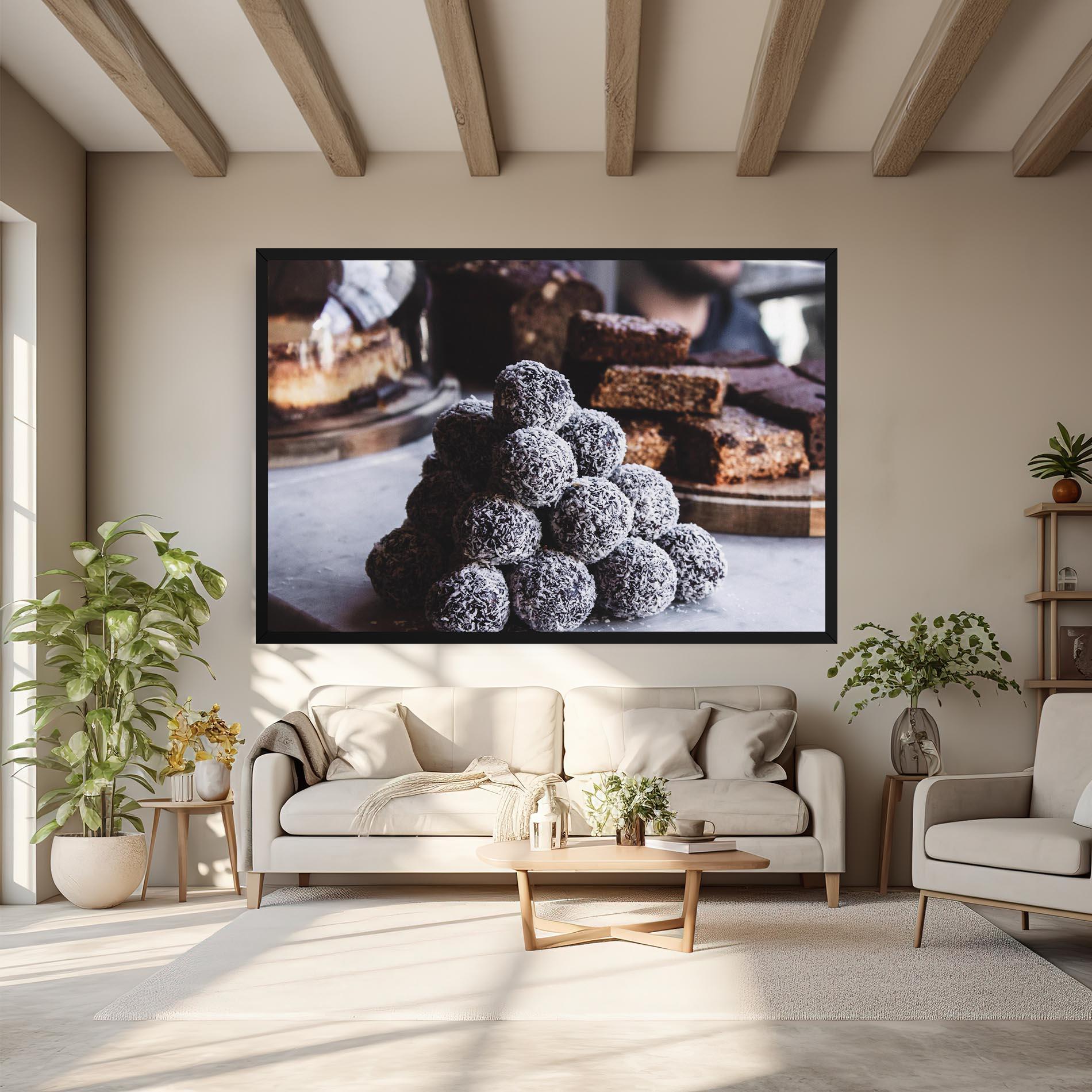 Tablou Canvas Chocolate Balls mockup 6