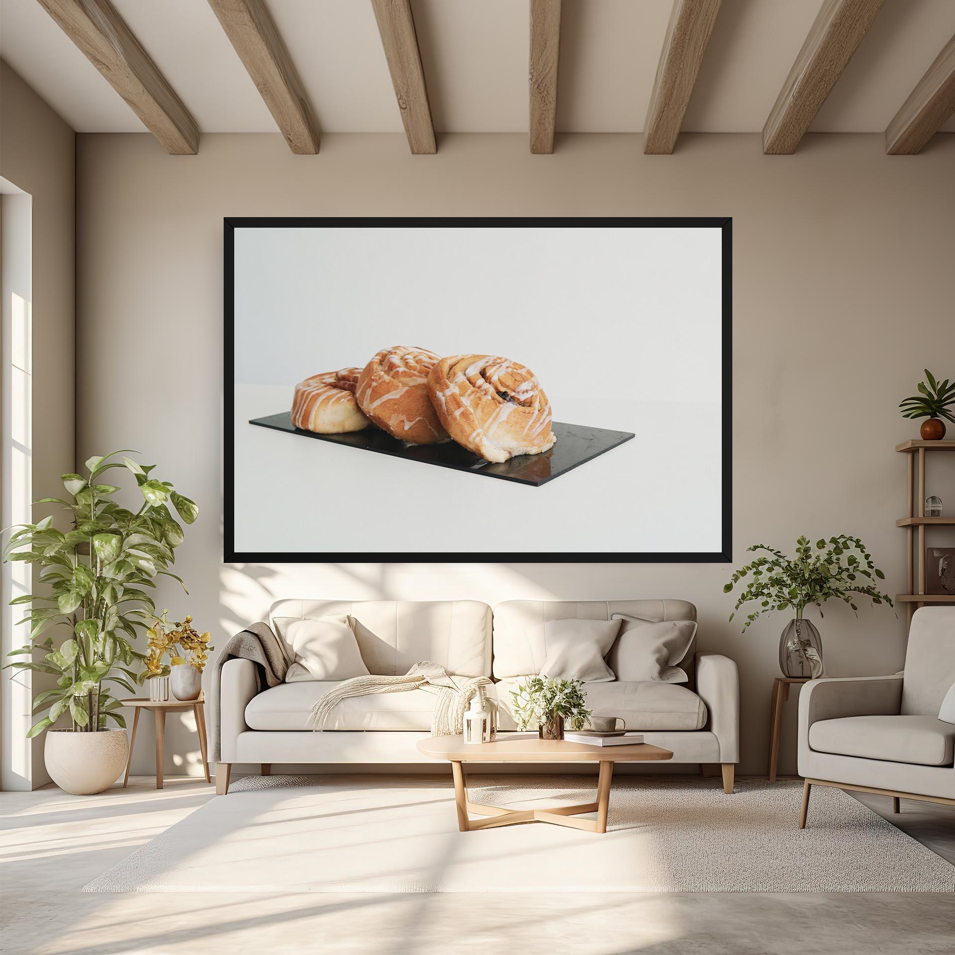 Tablou Canvas Cinnamon Rolls mockup 6