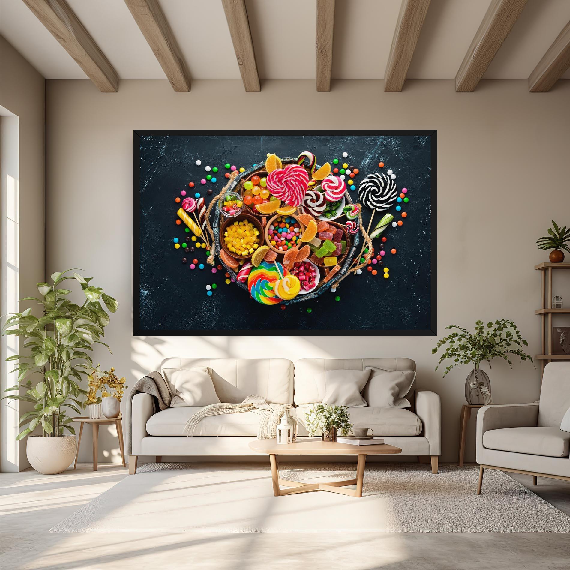 Tablou Canvas Colorful Jelly mockup 6