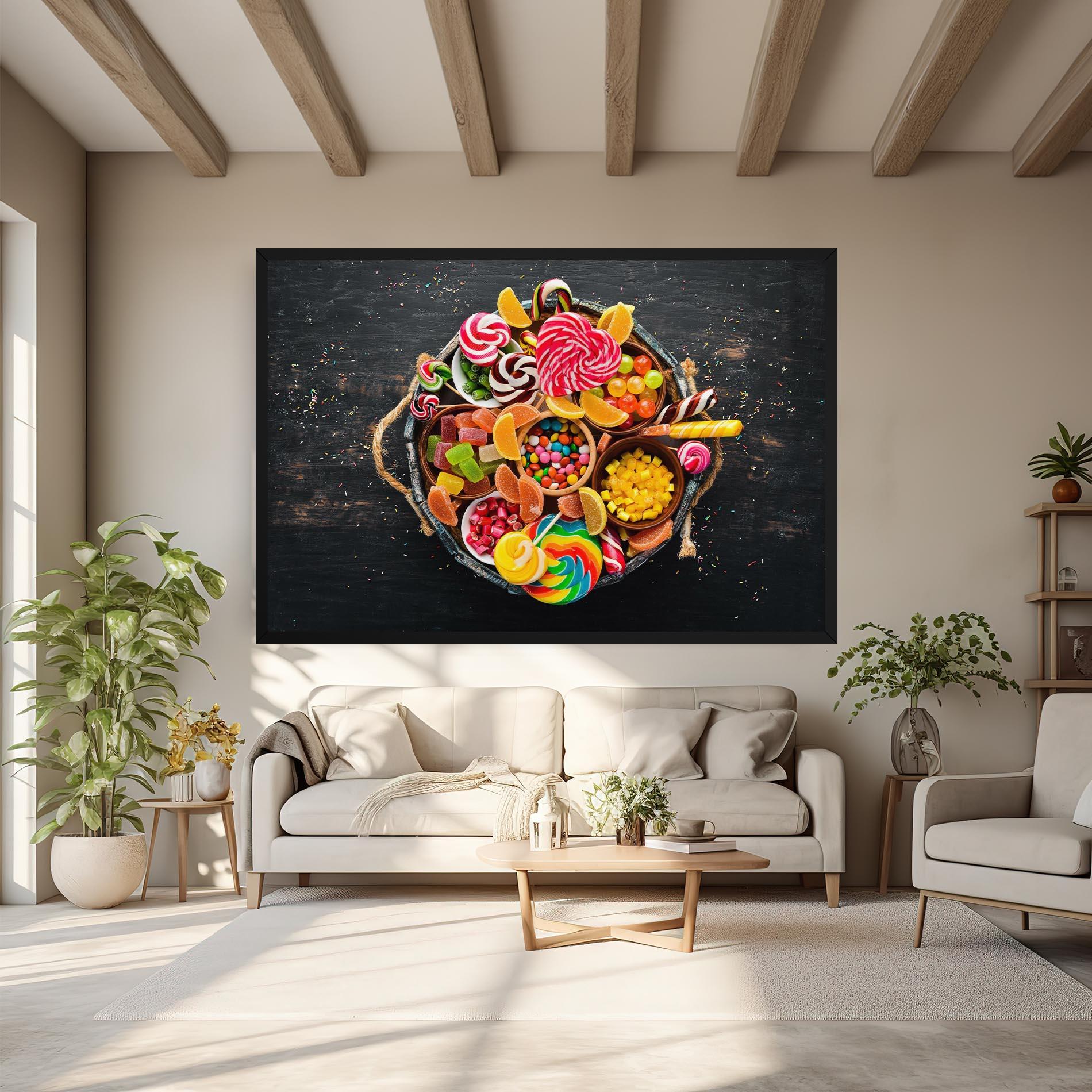 Tablou Canvas Colorful Sweets mockup 6