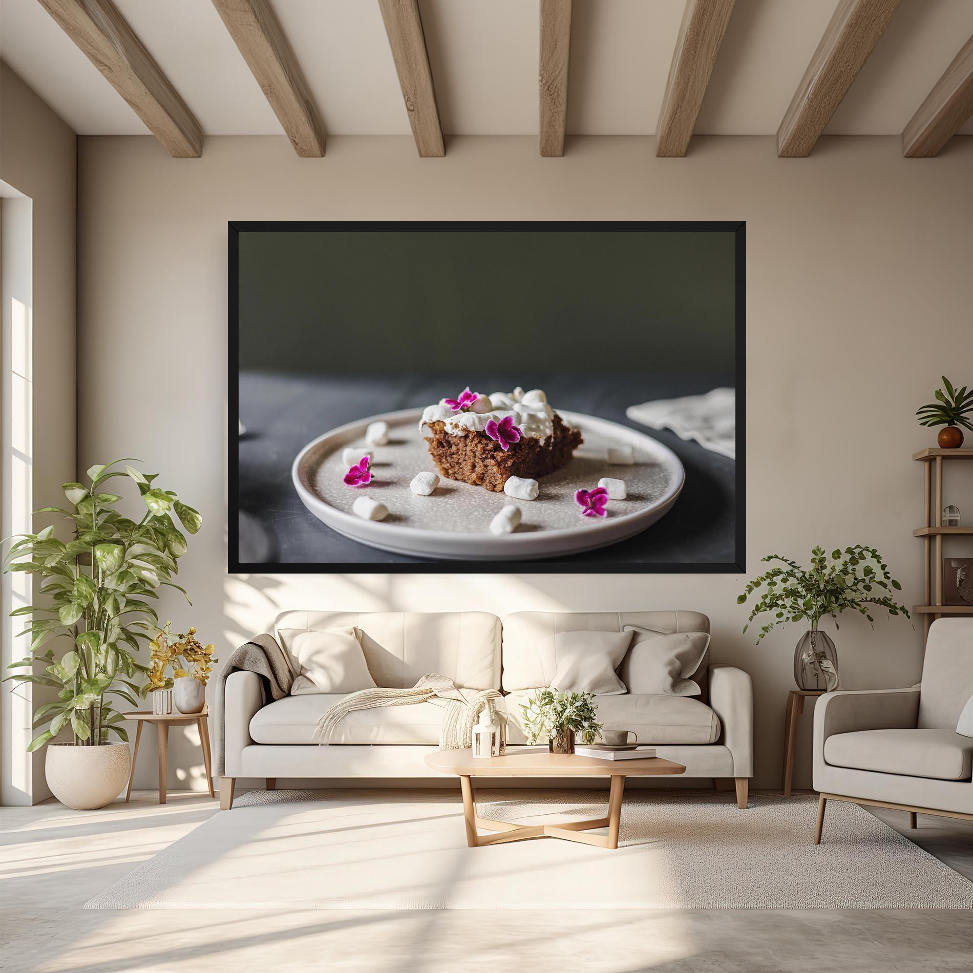 Tablou Canvas Marshmallow Cake mockup 6