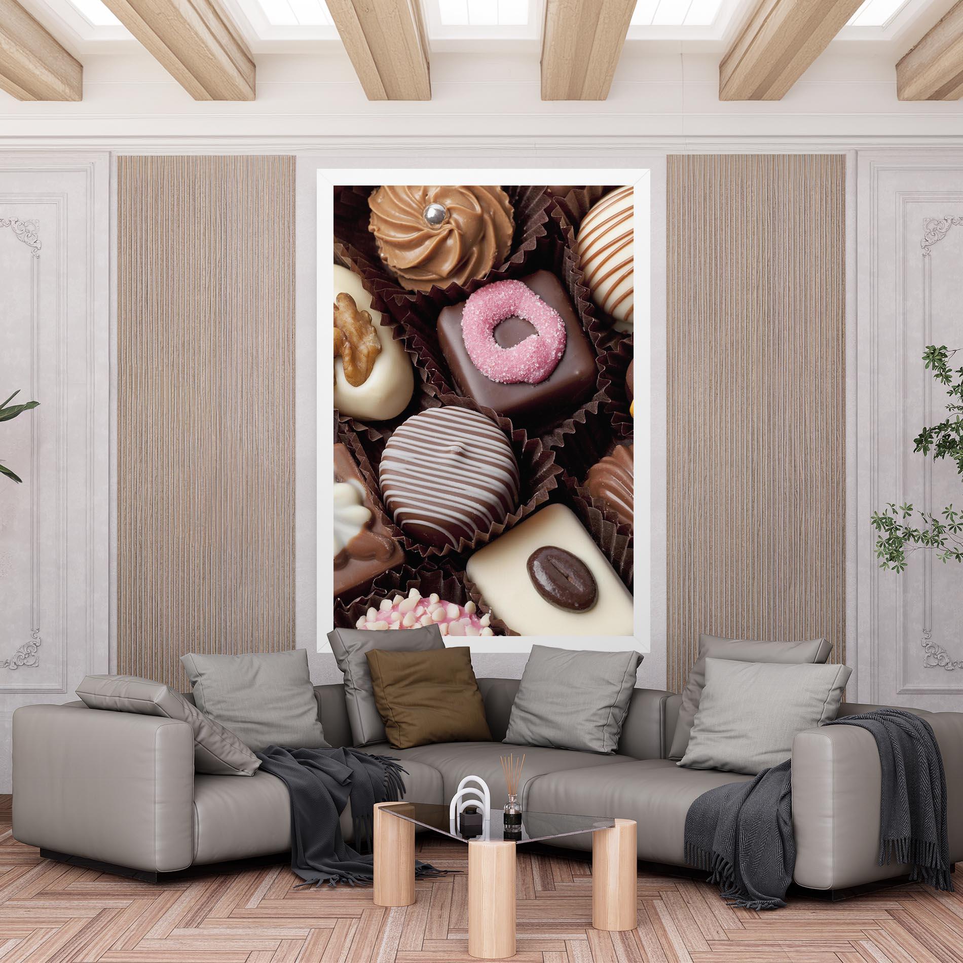 Tablou Canvas Chocolate Bonbons mockup 6