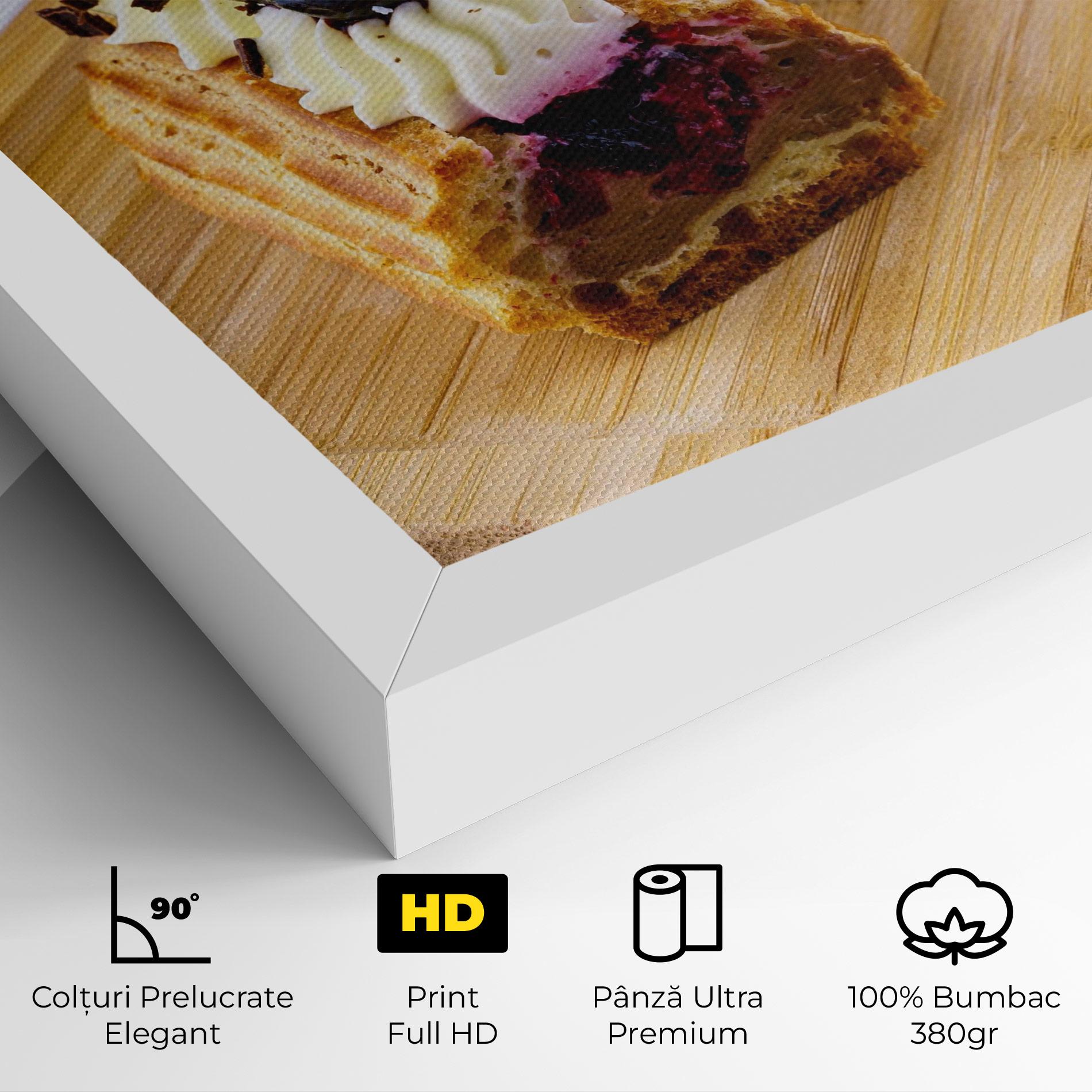 Tablou Canvas Blueberry Eclair mockup 4