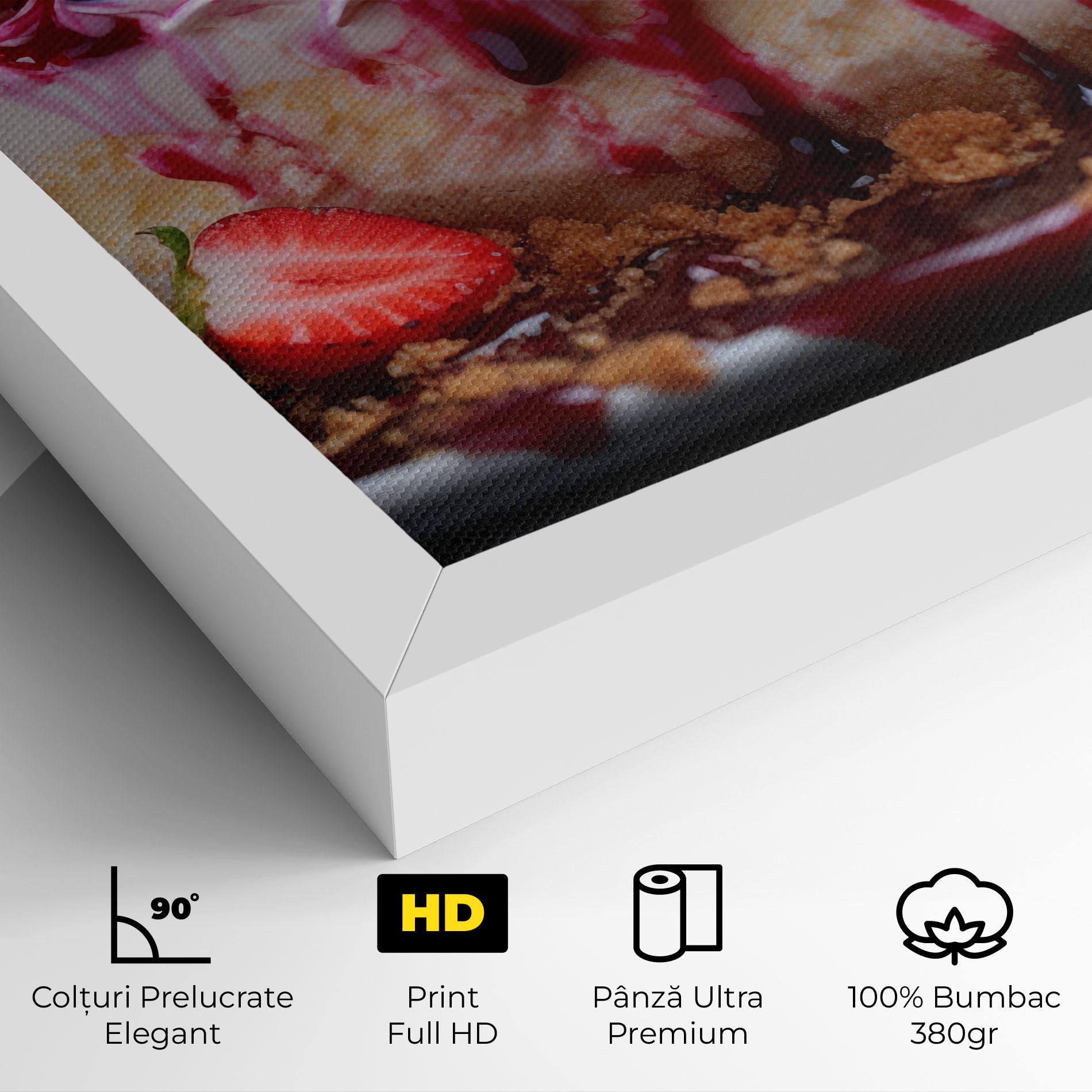 Tablou Canvas Cheesecake Berries mockup 4