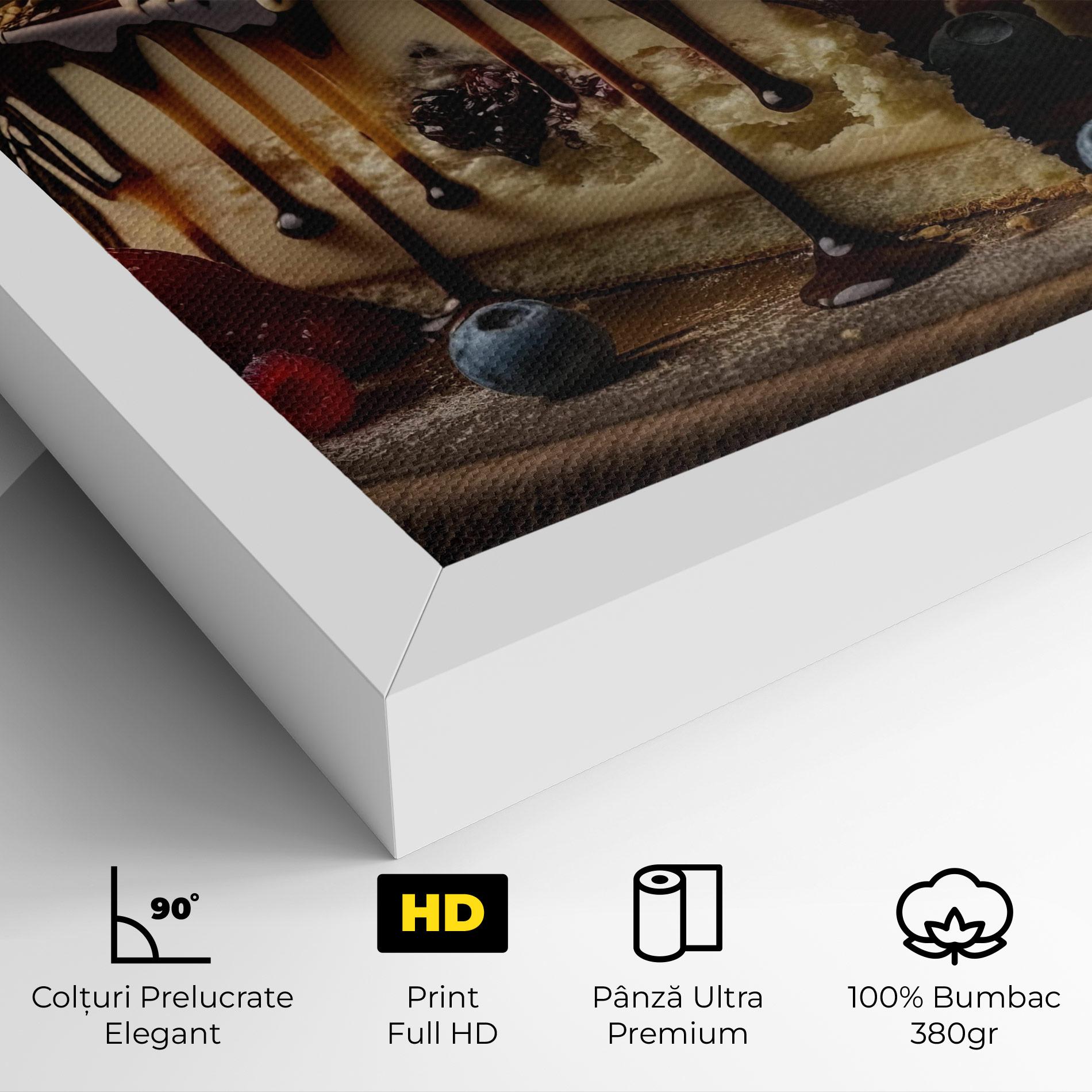 Tablou Canvas Cheesecake Chocolate mockup 4