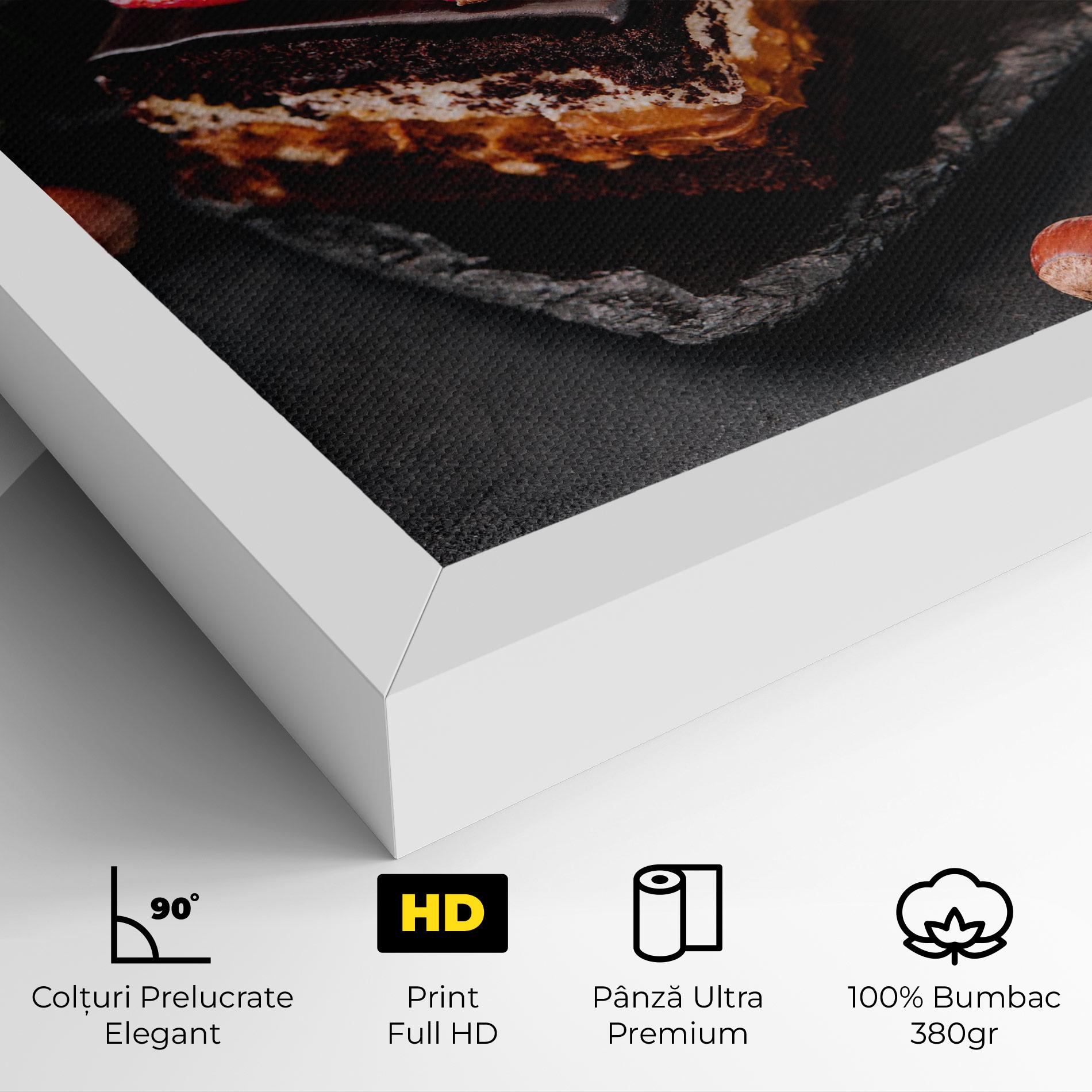 Tablou Canvas Chocolate Berries Cake mockup 4